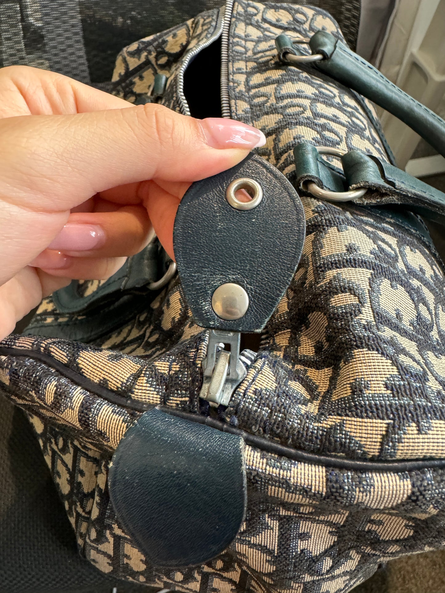 Christian Dior Vintage Trotter Boston Bag
