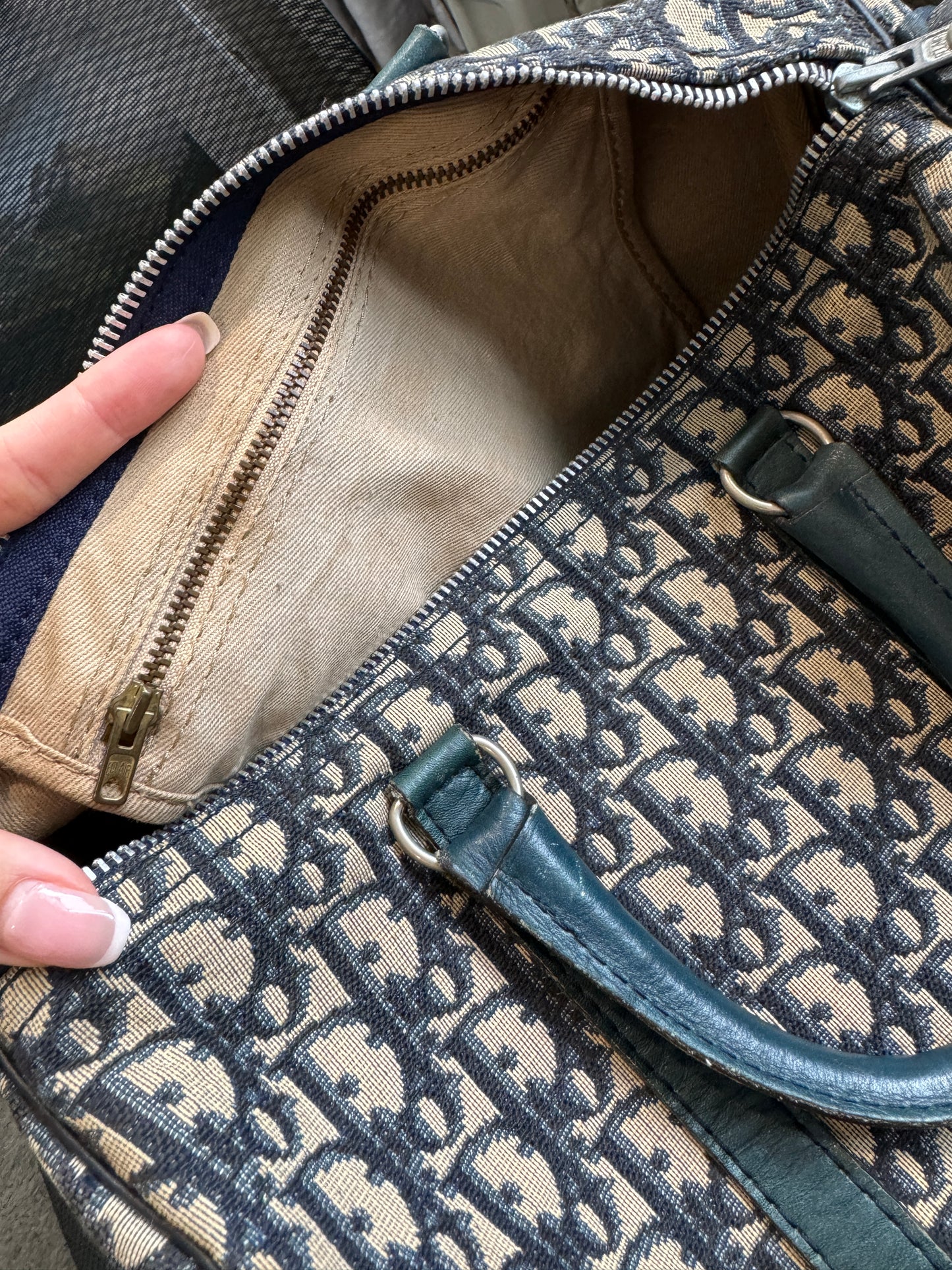 Christian Dior Vintage Trotter Boston Bag