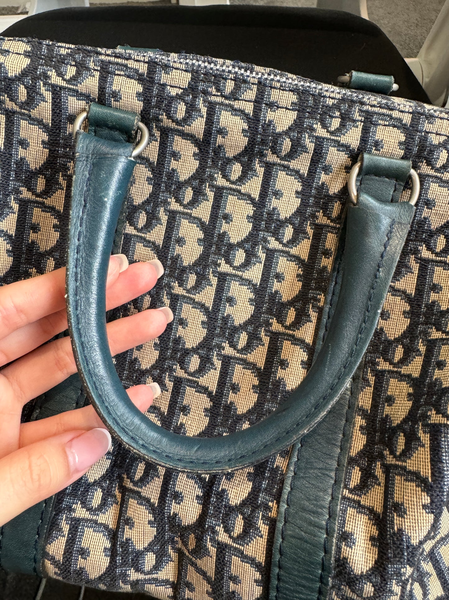 Christian Dior Vintage Trotter Boston Bag