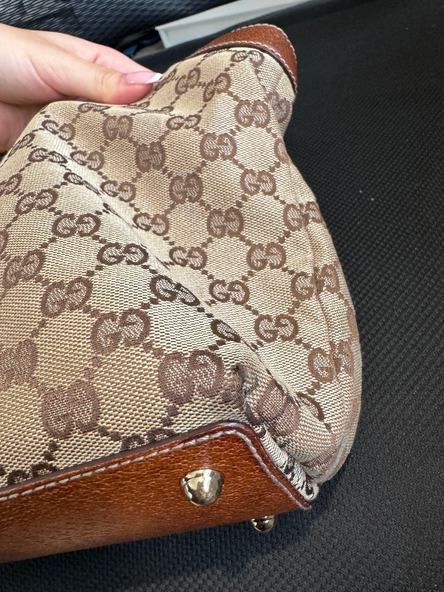 Gucci Bamboo Handle Tote Bag