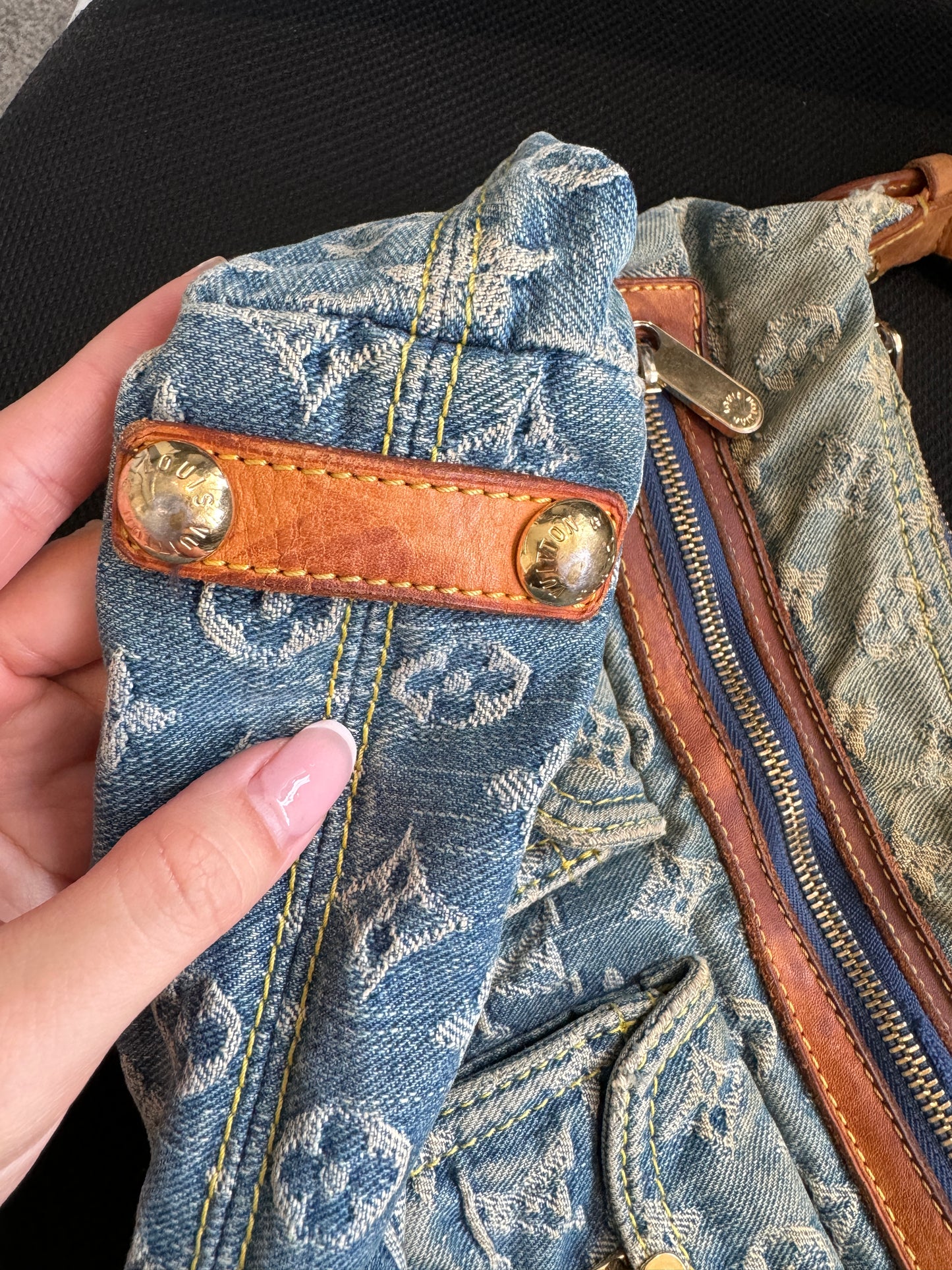 Louis Vuitton Denim Baggy PM Shoulder Bag