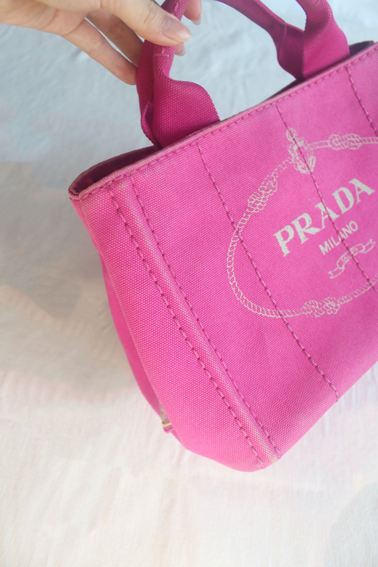 Prada Canapa Tote Bag