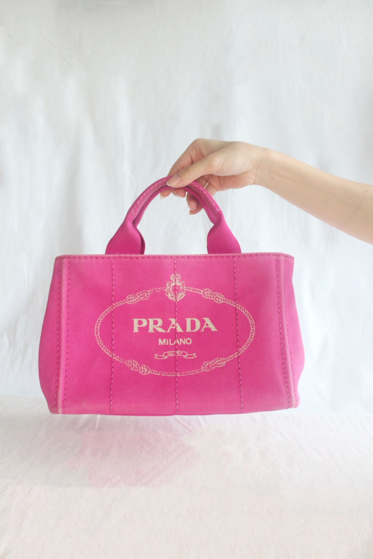 Prada Canapa Tote Bag