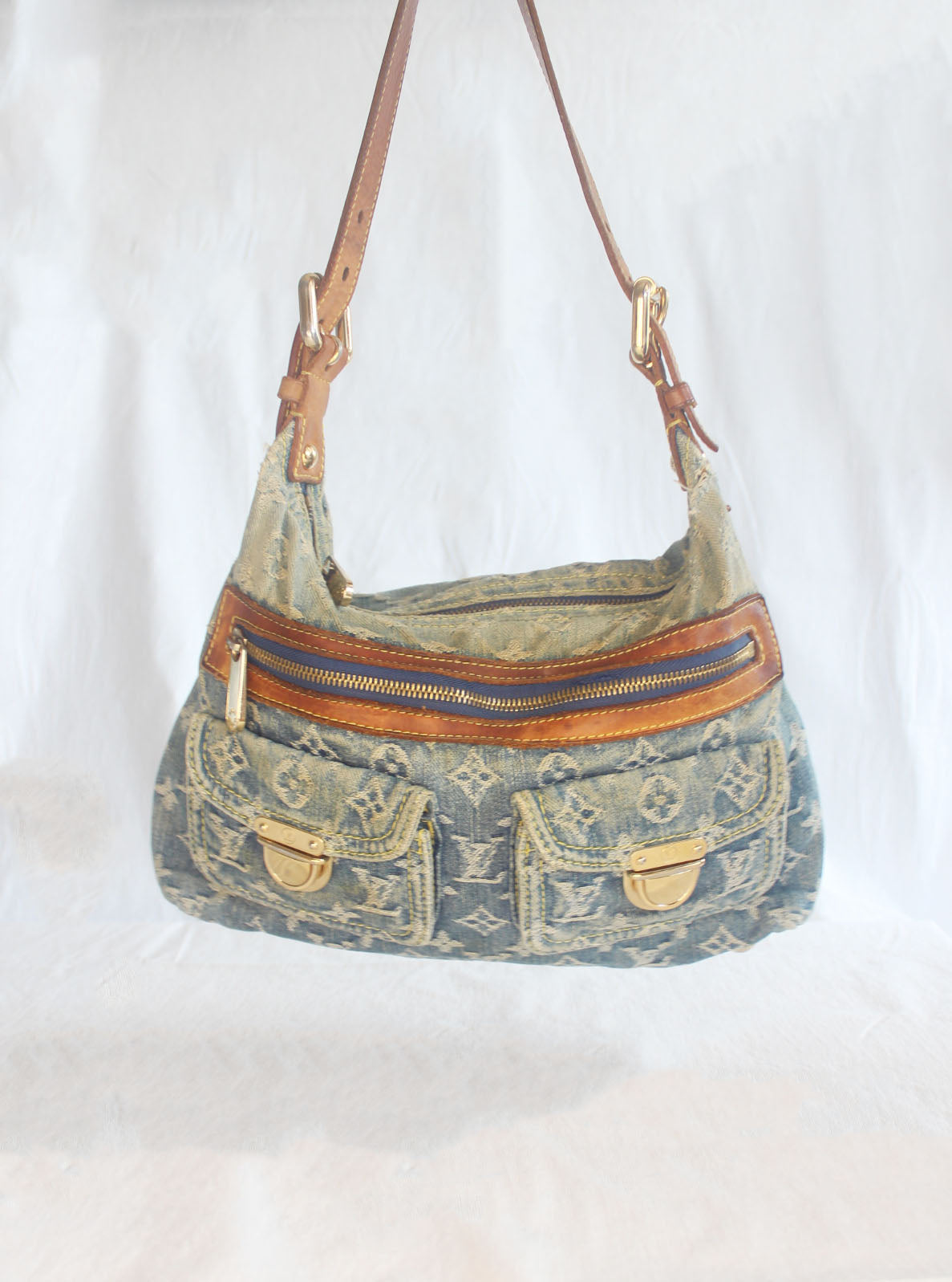 Louis Vuitton Denim Baggy PM Shoulder Bag