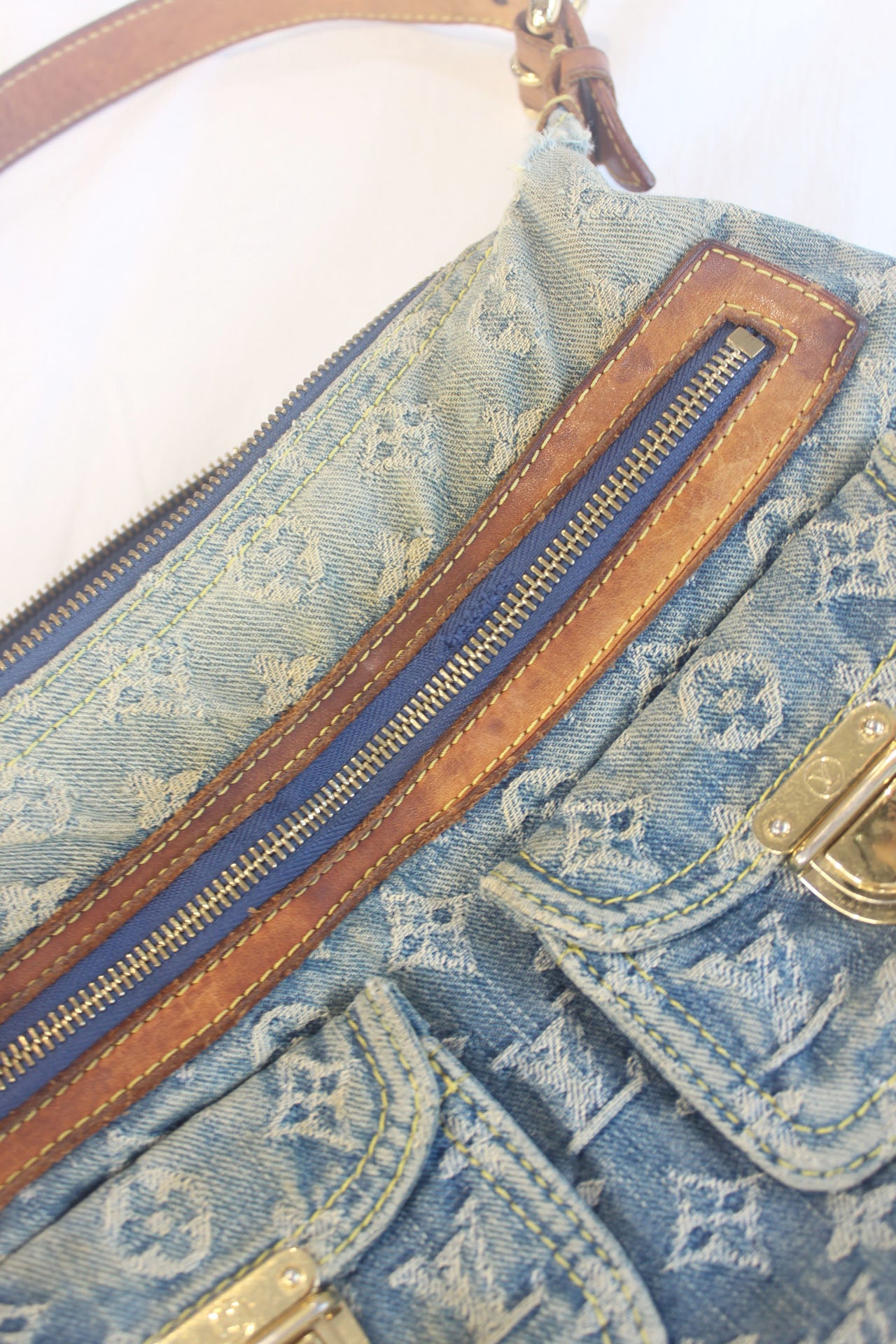 Louis Vuitton Denim Baggy PM Shoulder Bag