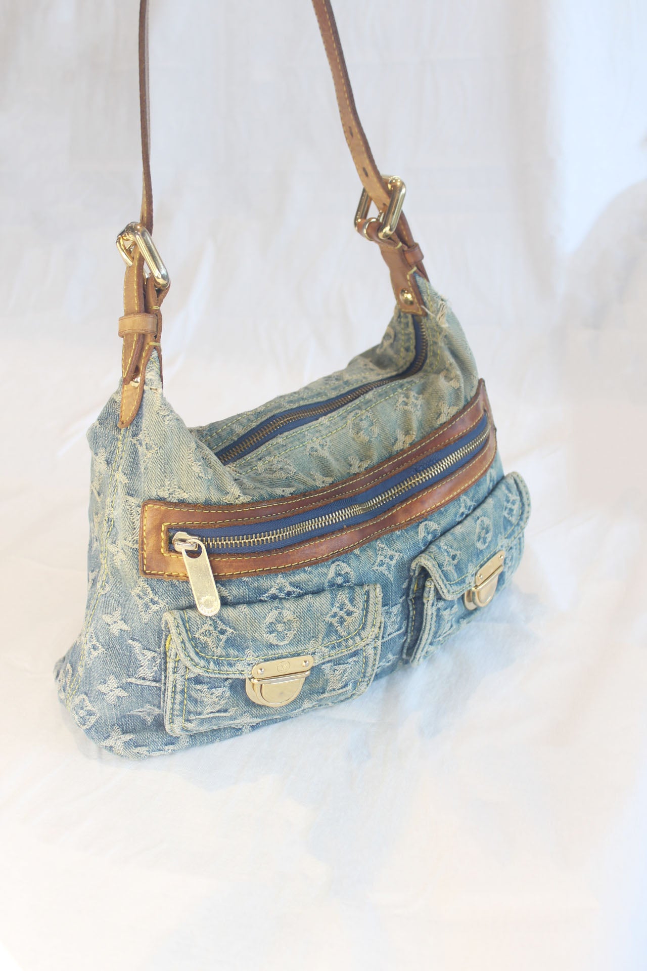 Louis Vuitton Denim Baggy PM Shoulder Bag