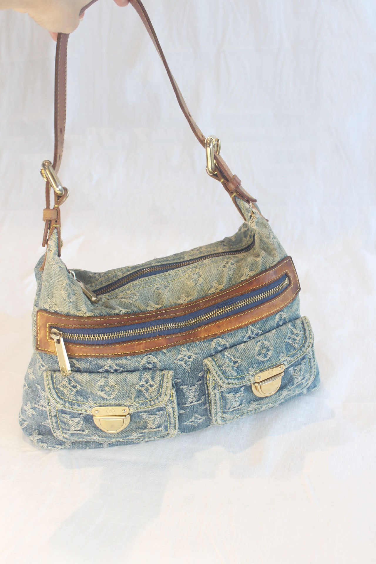 Louis Vuitton Denim Baggy PM Shoulder Bag
