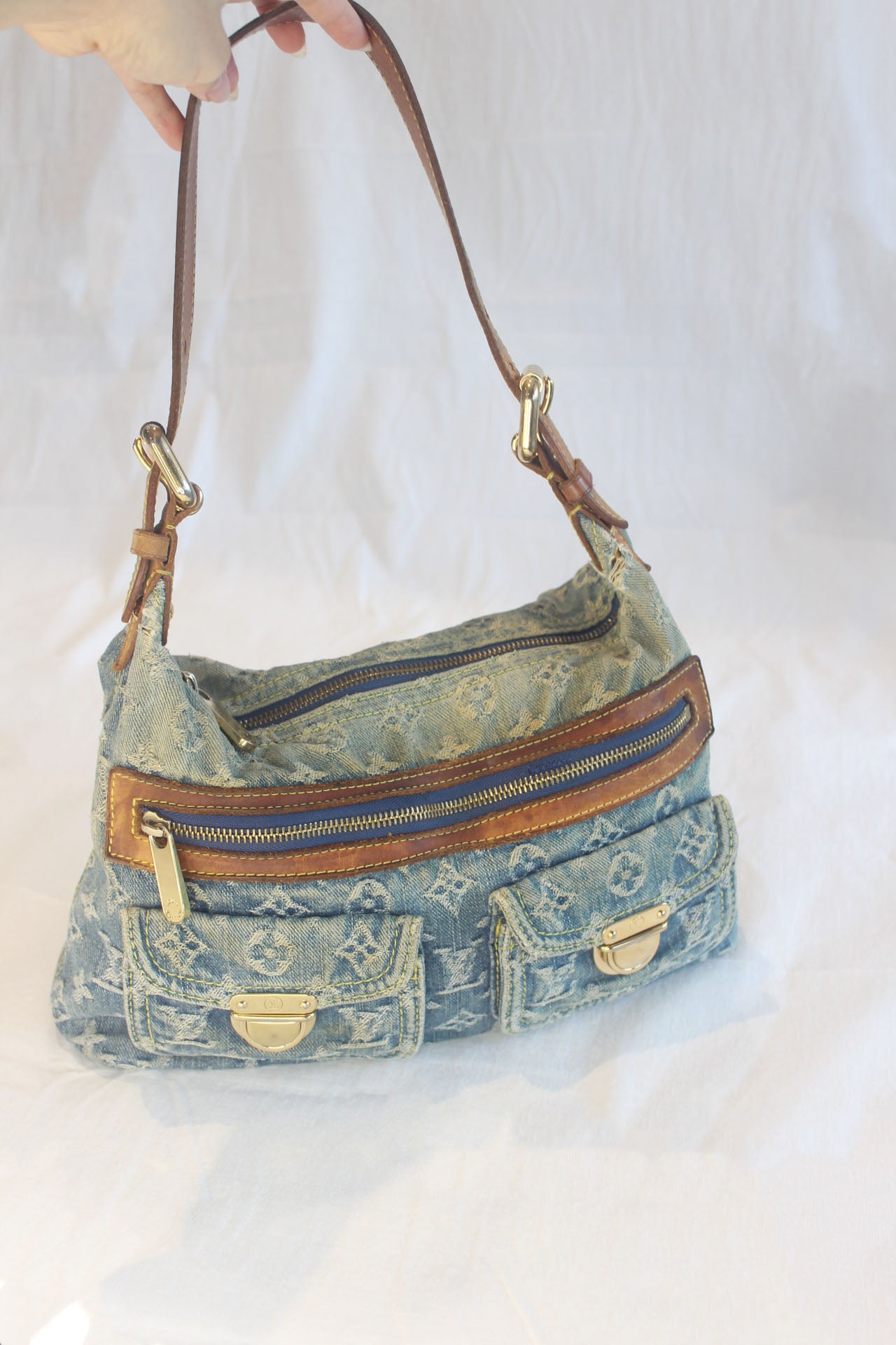 Louis Vuitton Denim Baggy PM Shoulder Bag