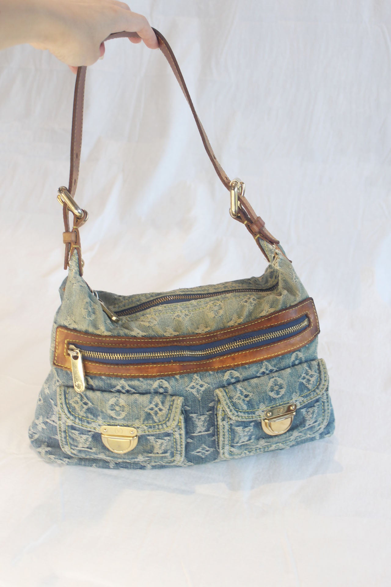 Louis Vuitton Denim Baggy PM Shoulder Bag