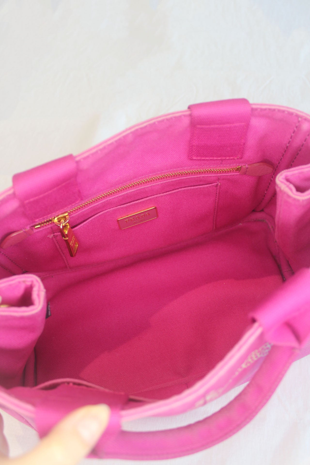 Prada Canapa Tote Bag