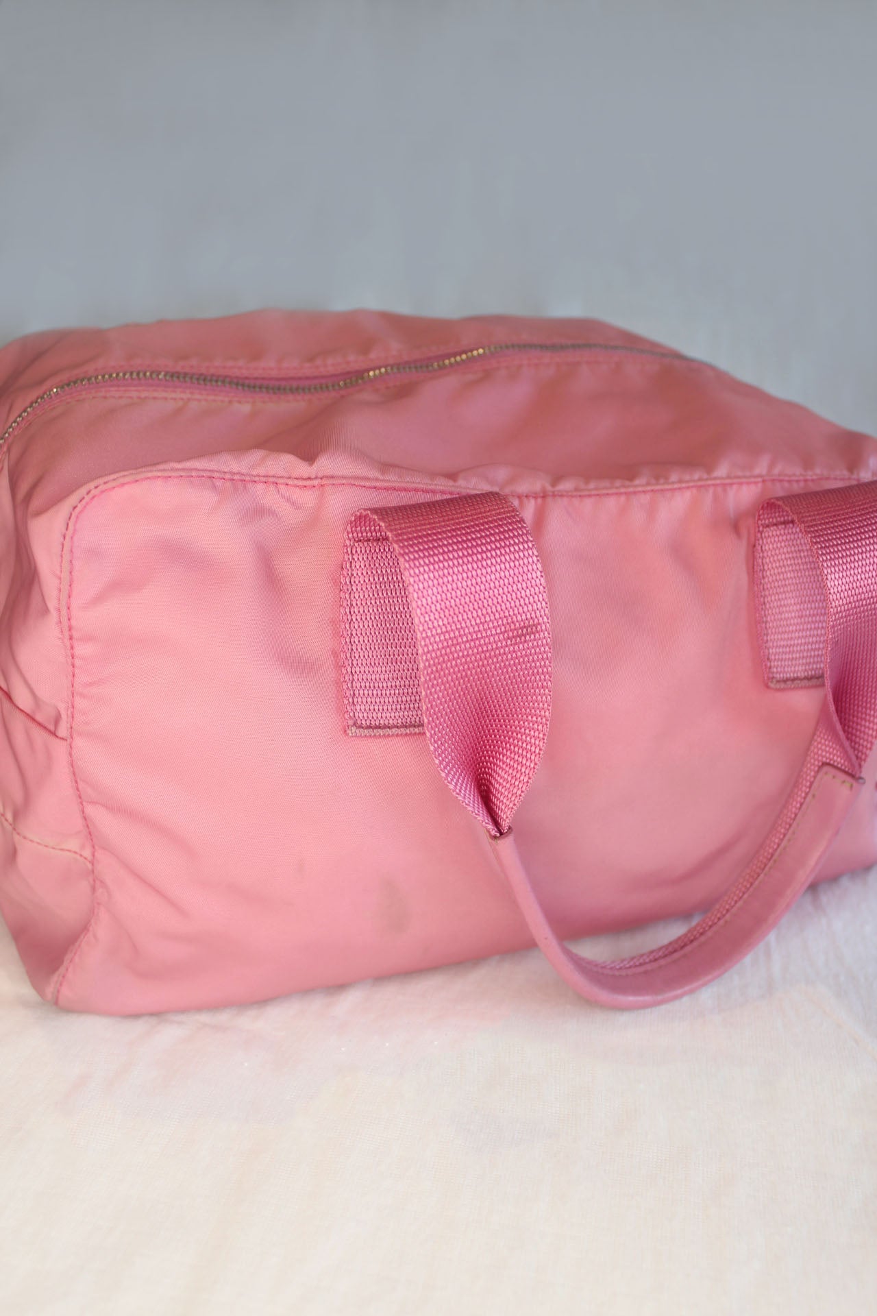 Prada Pink Nylon Shoulder Bag