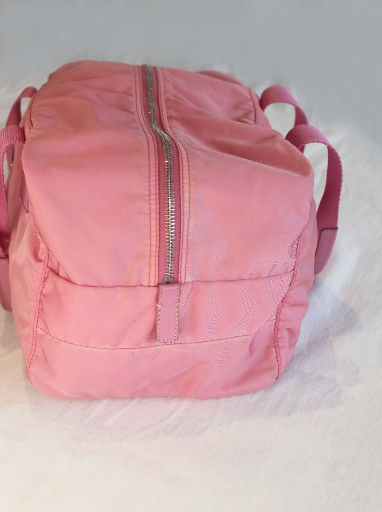 Prada Pink Nylon Shoulder Bag