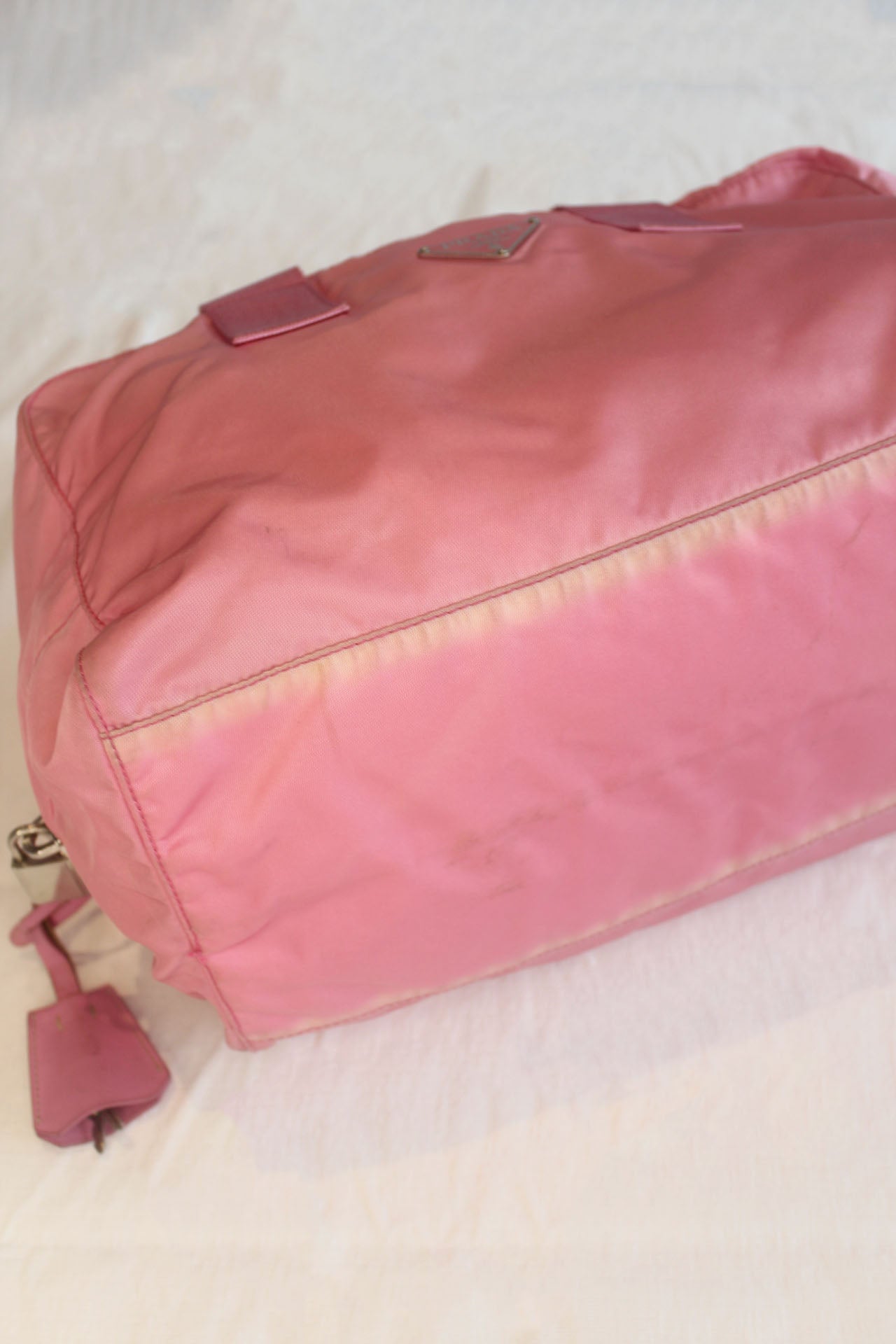 Prada Pink Nylon Shoulder Bag