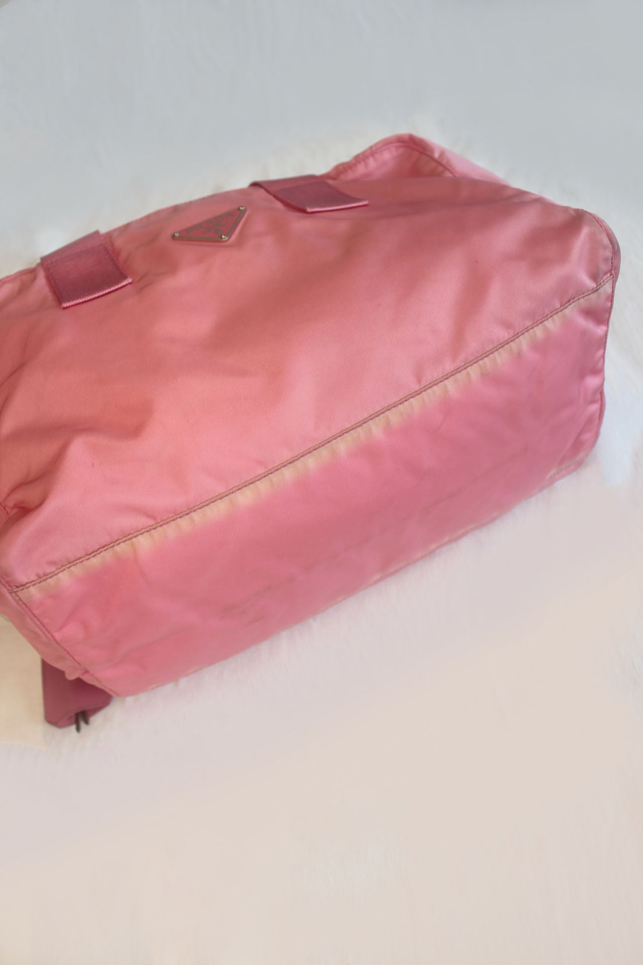 Prada Pink Nylon Shoulder Bag