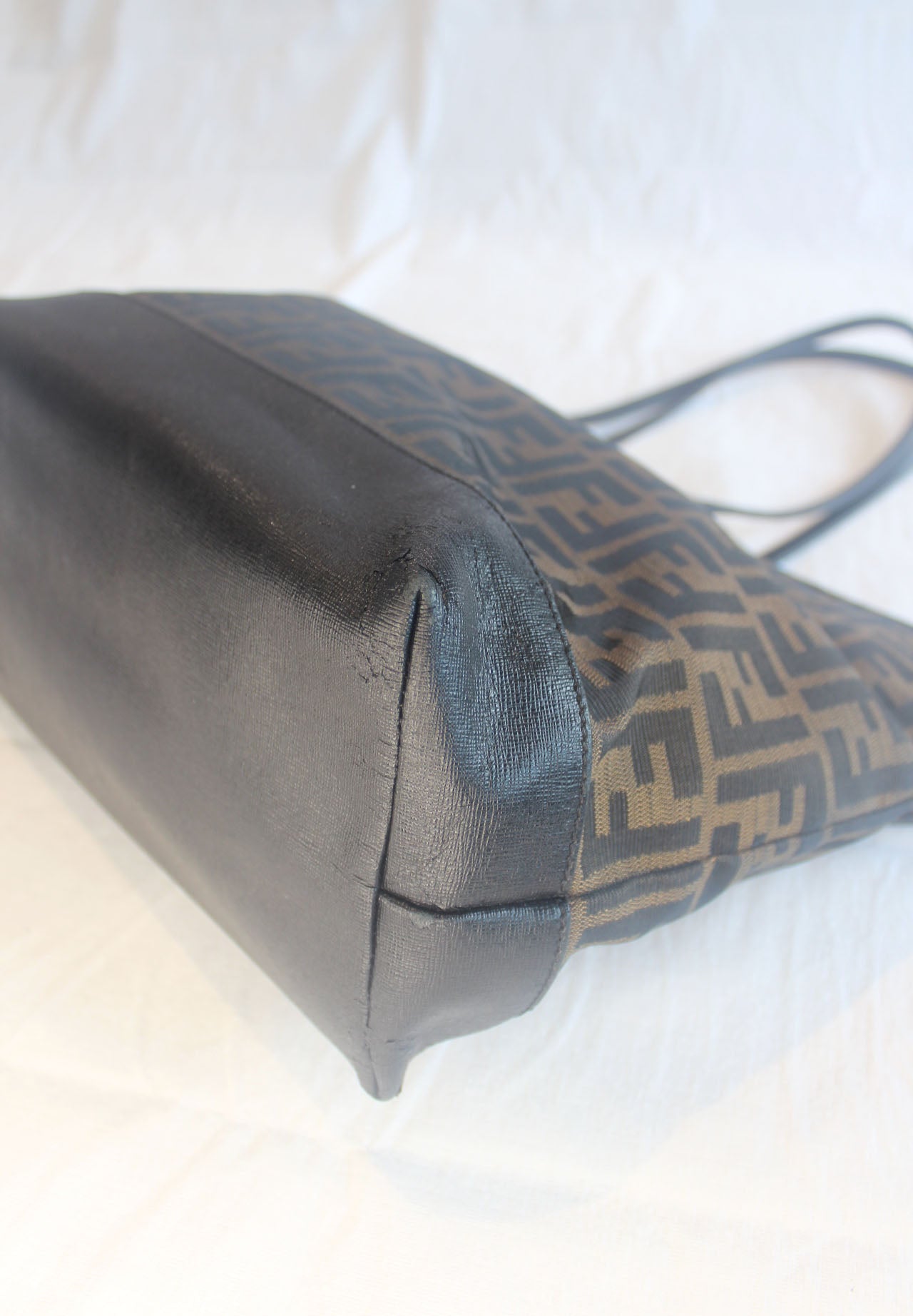 Fendi Zucca Monogram Shopper Tote Bag