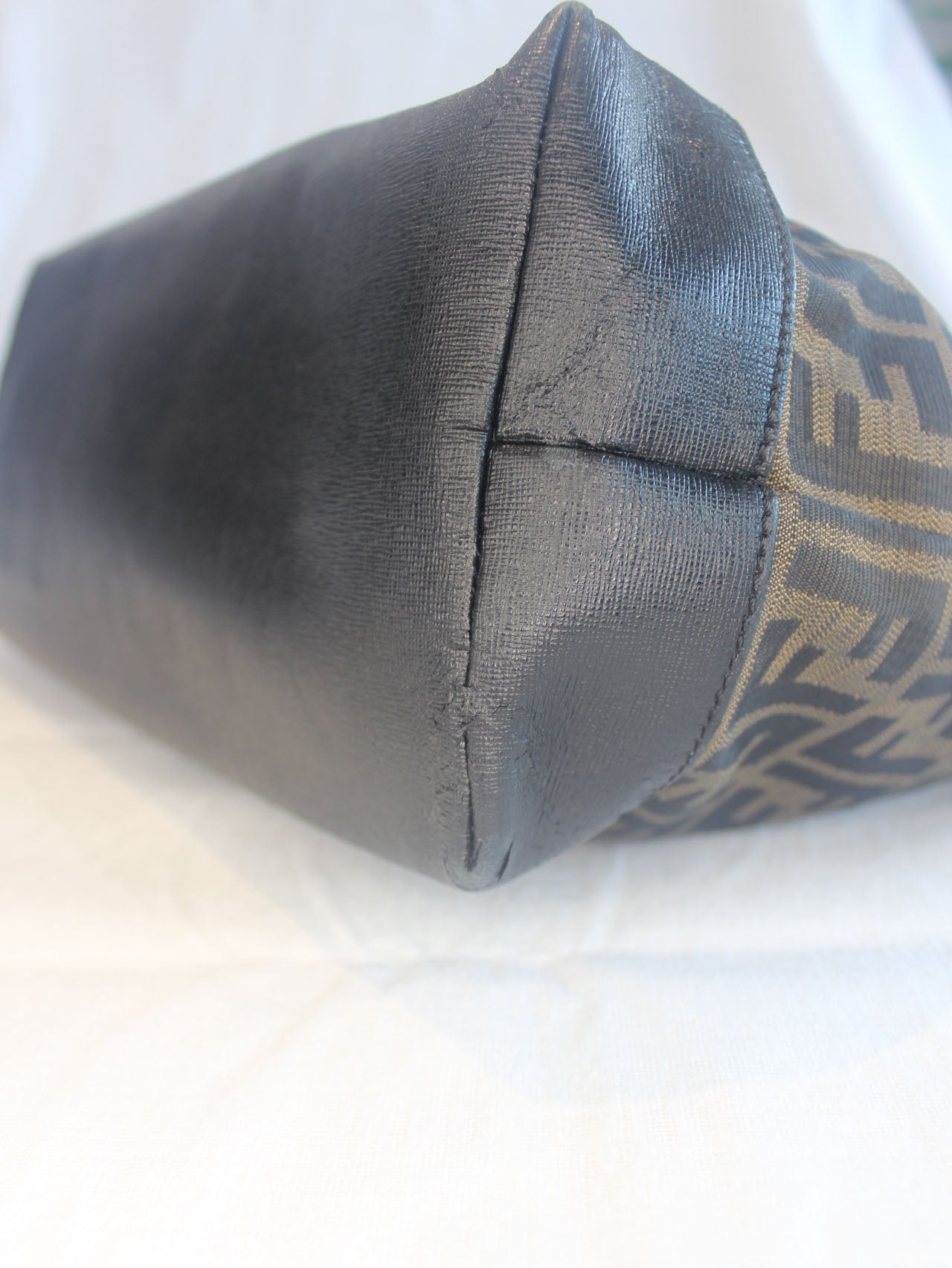 Fendi Zucca Monogram Shopper Tote Bag