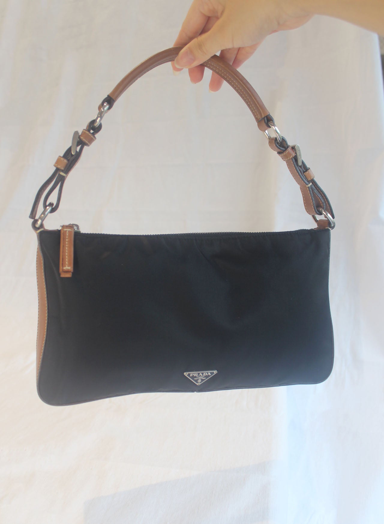 Prada Tessuto Nylon Shoulder Bag