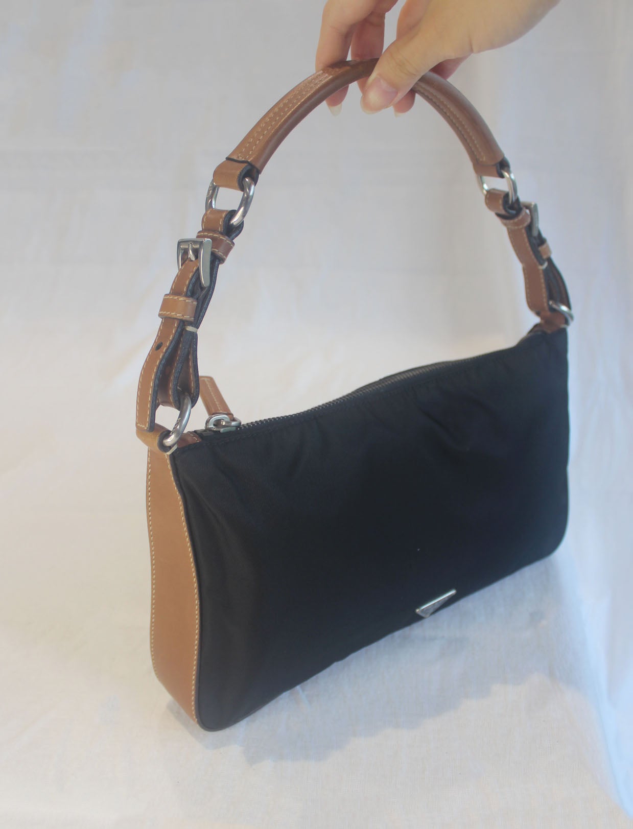 Prada Tessuto Nylon Shoulder Bag