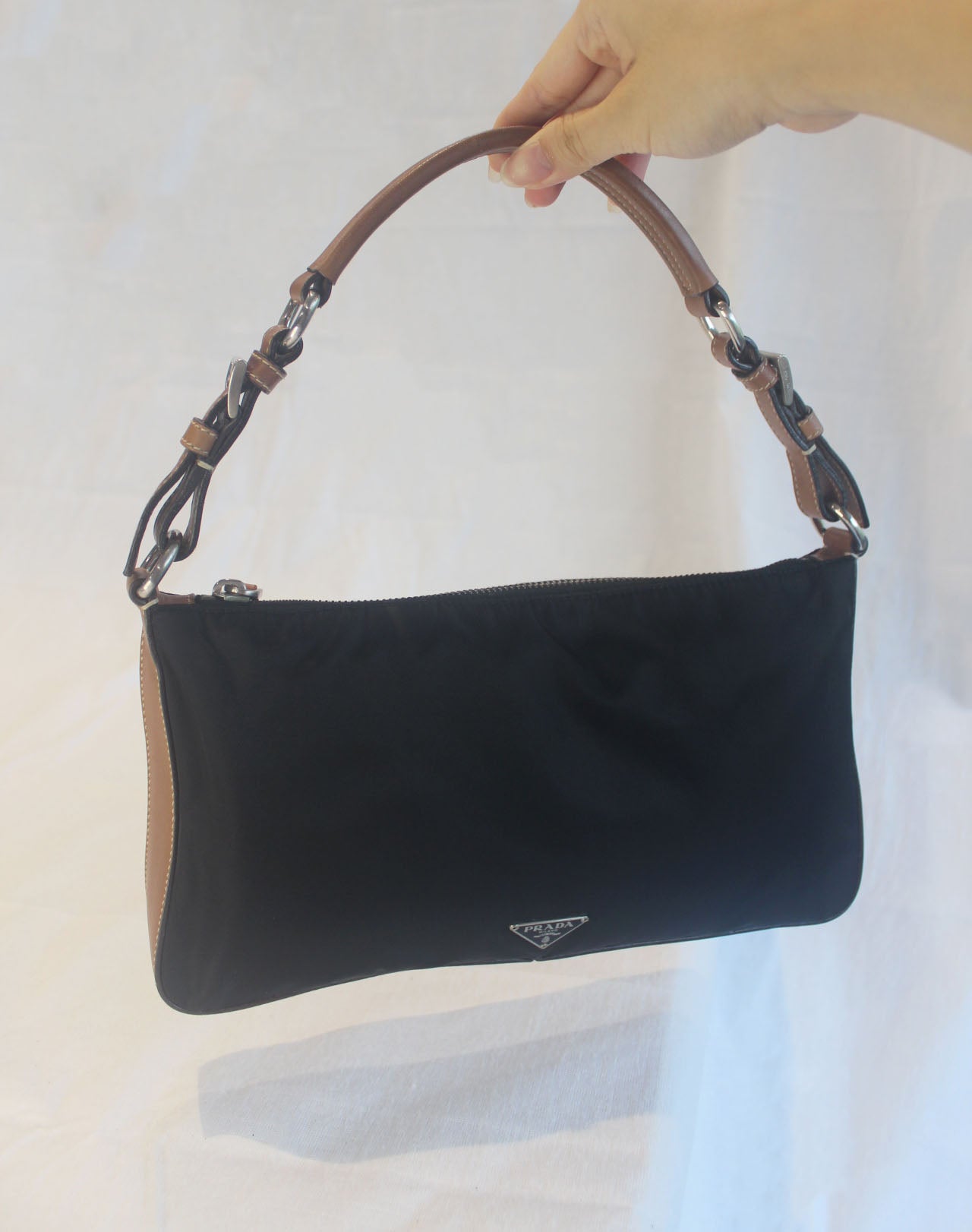Prada Tessuto Nylon Shoulder Bag