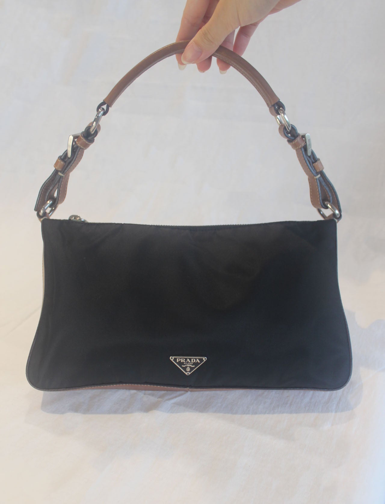 Prada Tessuto Nylon Shoulder Bag