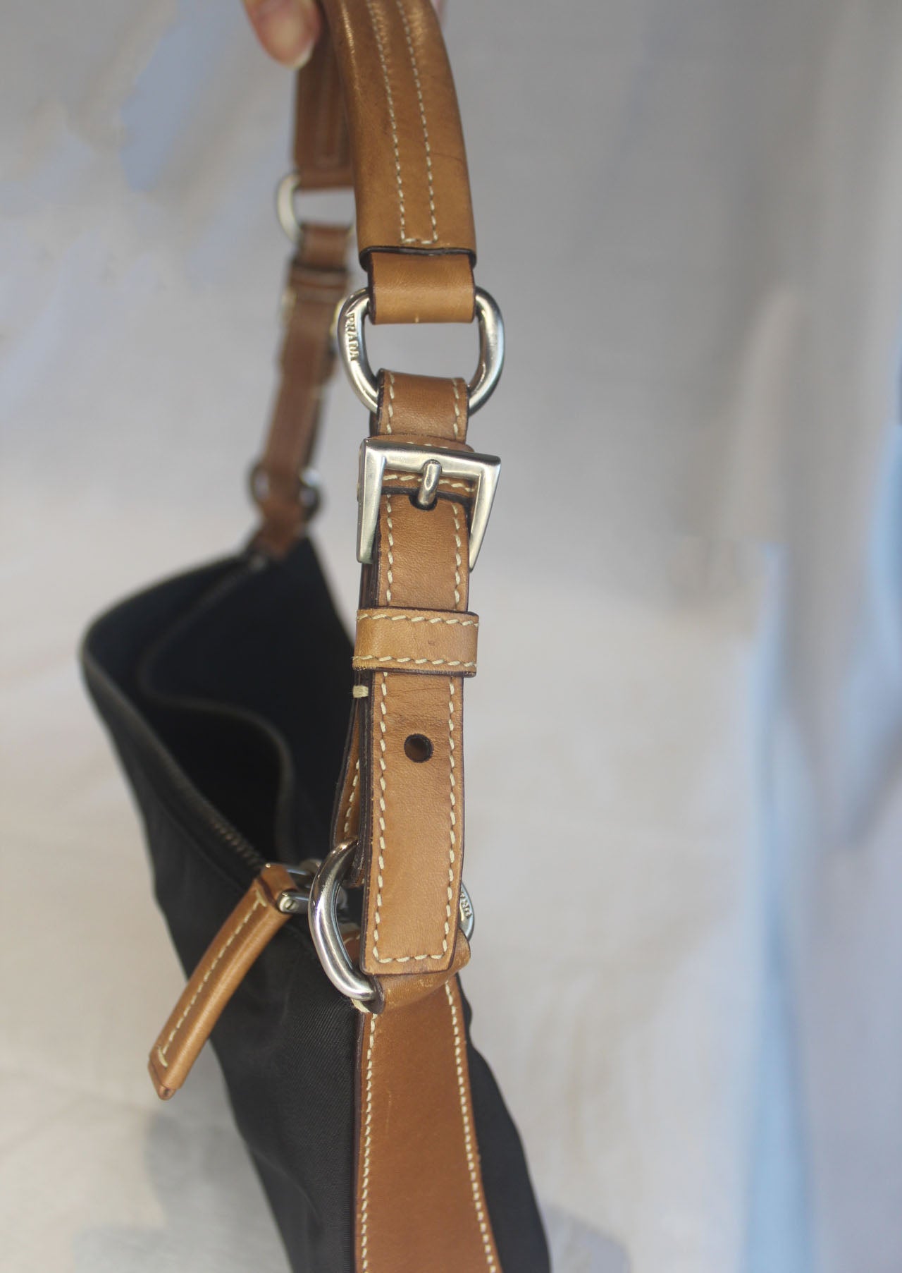 Prada Tessuto Nylon Shoulder Bag