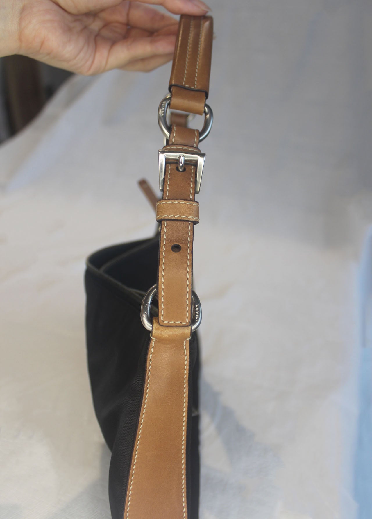 Prada Tessuto Nylon Shoulder Bag