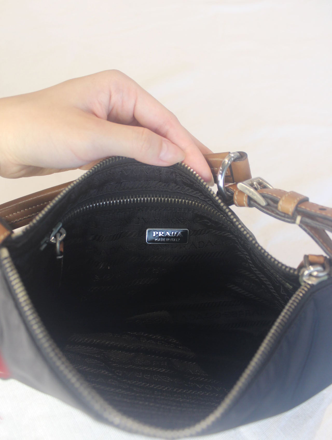 Prada Tessuto Nylon Shoulder Bag