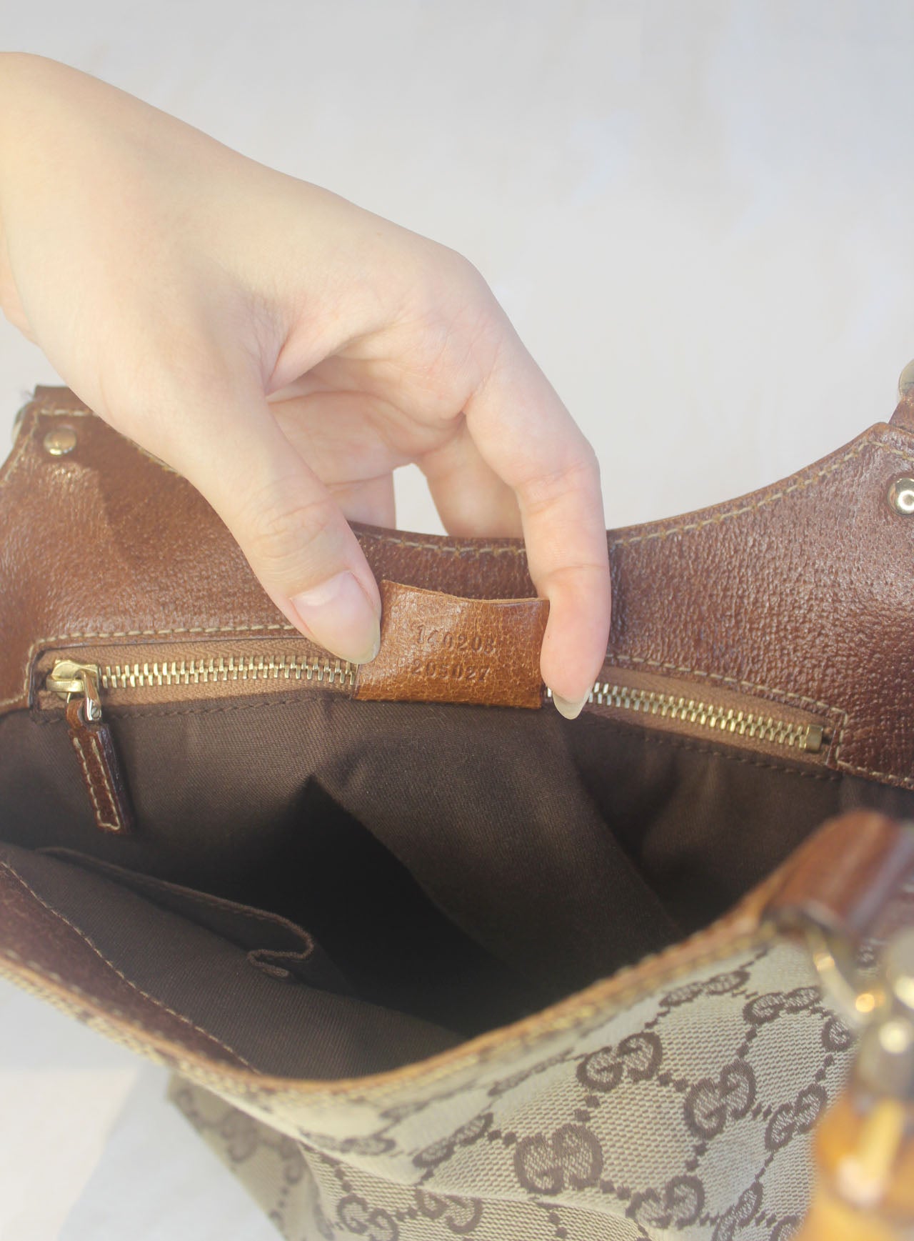 Gucci Bamboo Handle Tote Bag
