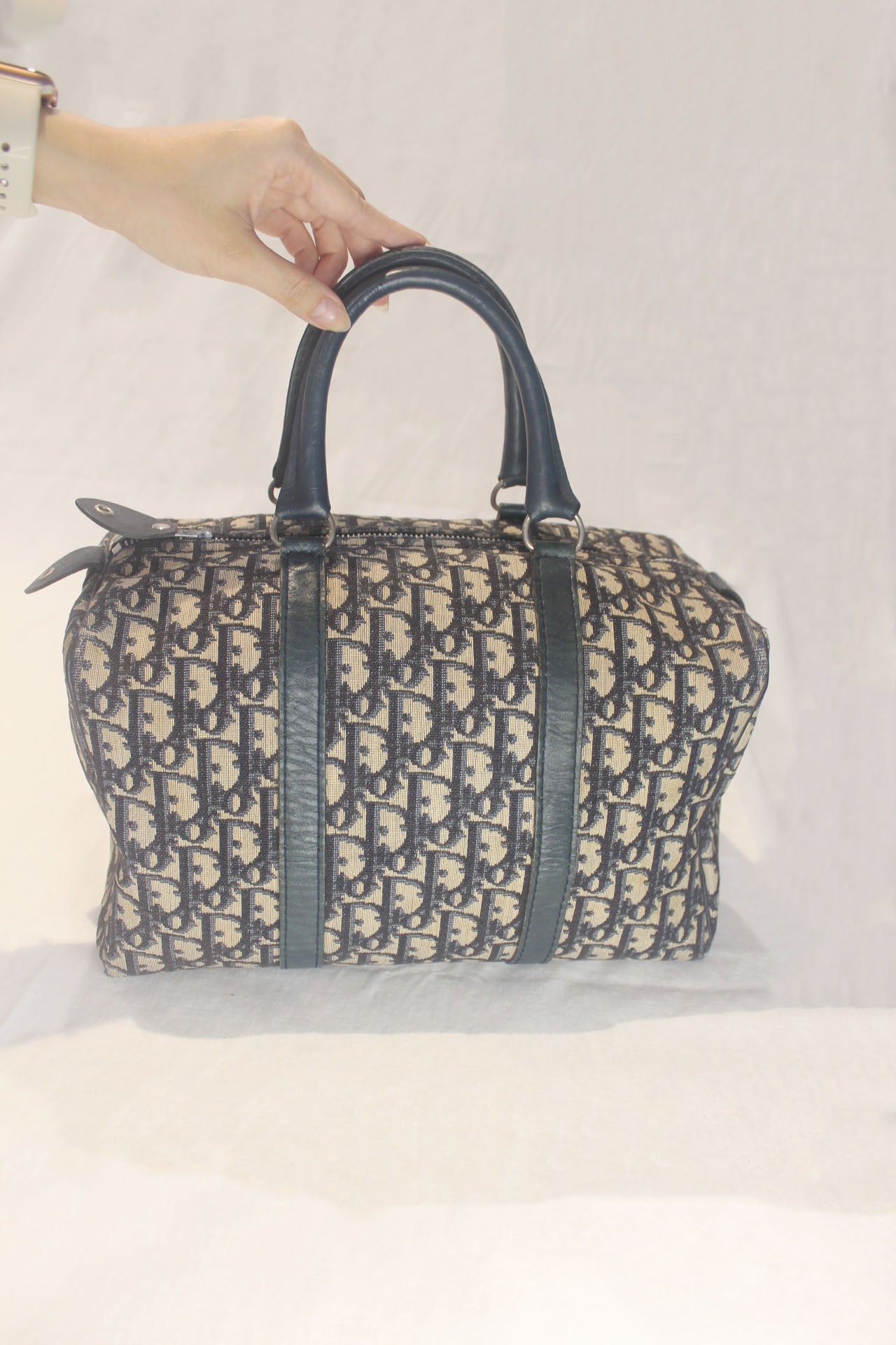 Christian Dior Vintage Trotter Boston Bag