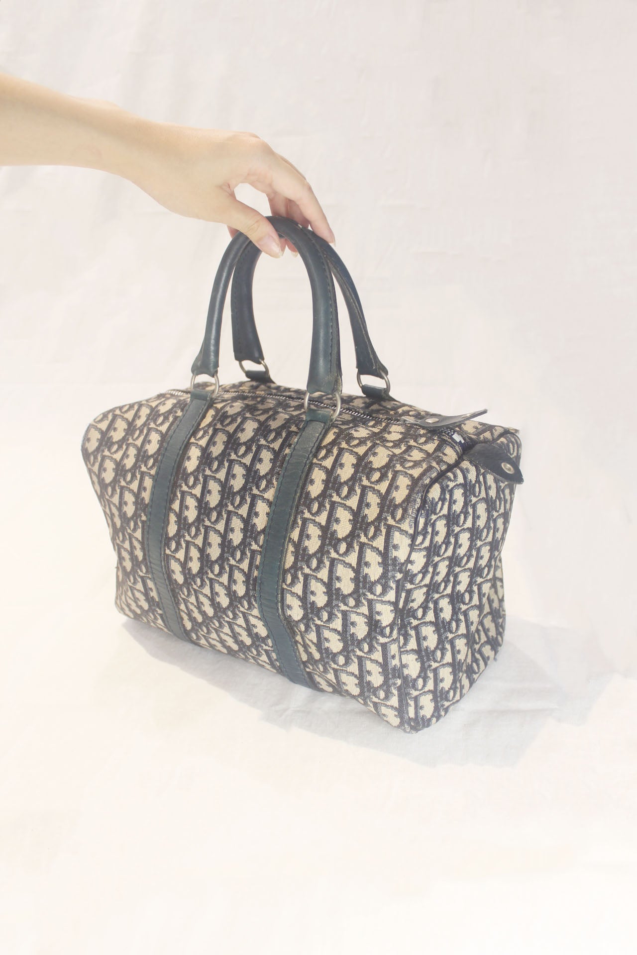 Christian Dior Vintage Trotter Boston Bag