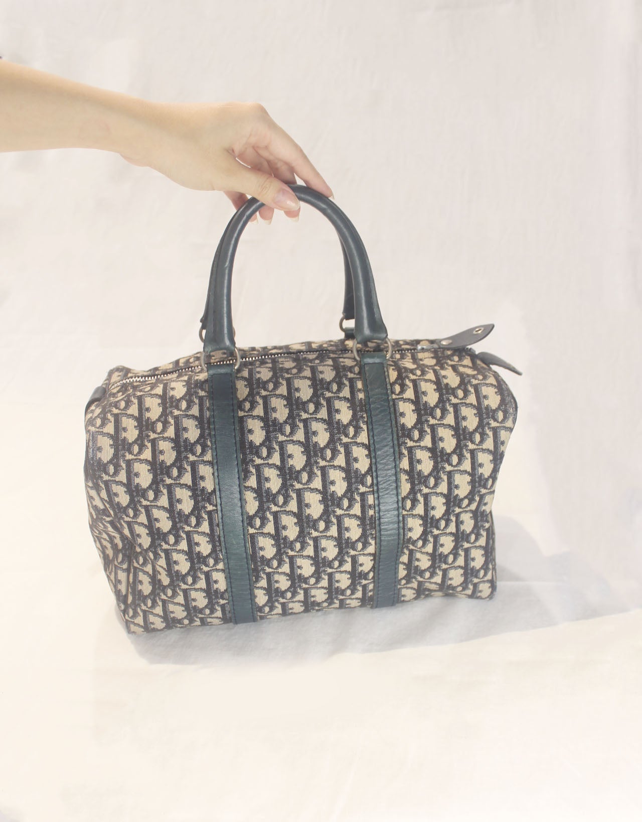 Christian Dior Vintage Trotter Boston Bag