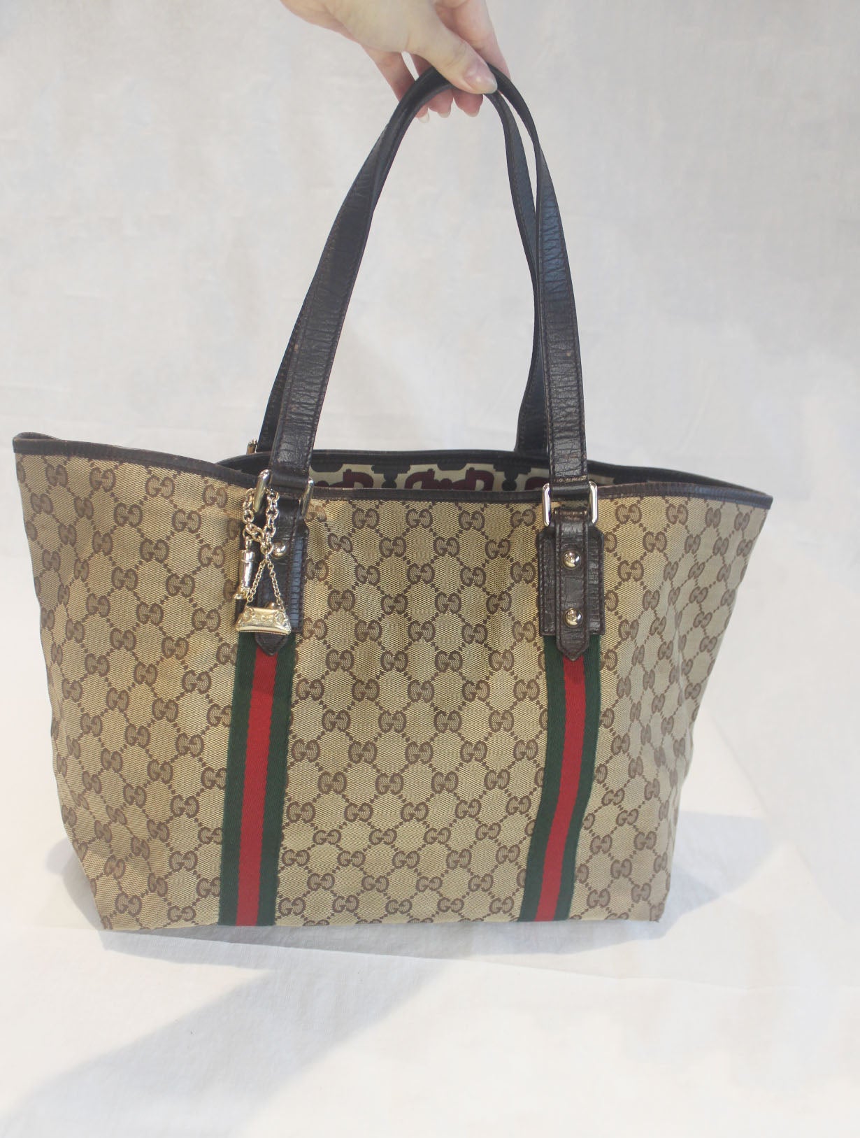 Gucci Monogram Medium Jolicoeur Tote Bag