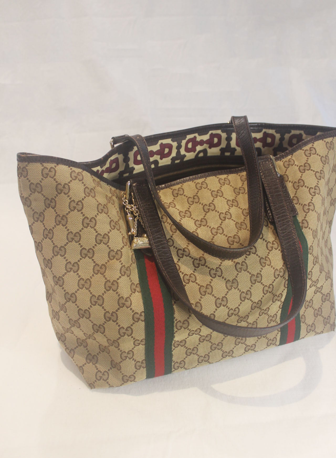 Gucci Monogram Medium Jolicoeur Tote Bag