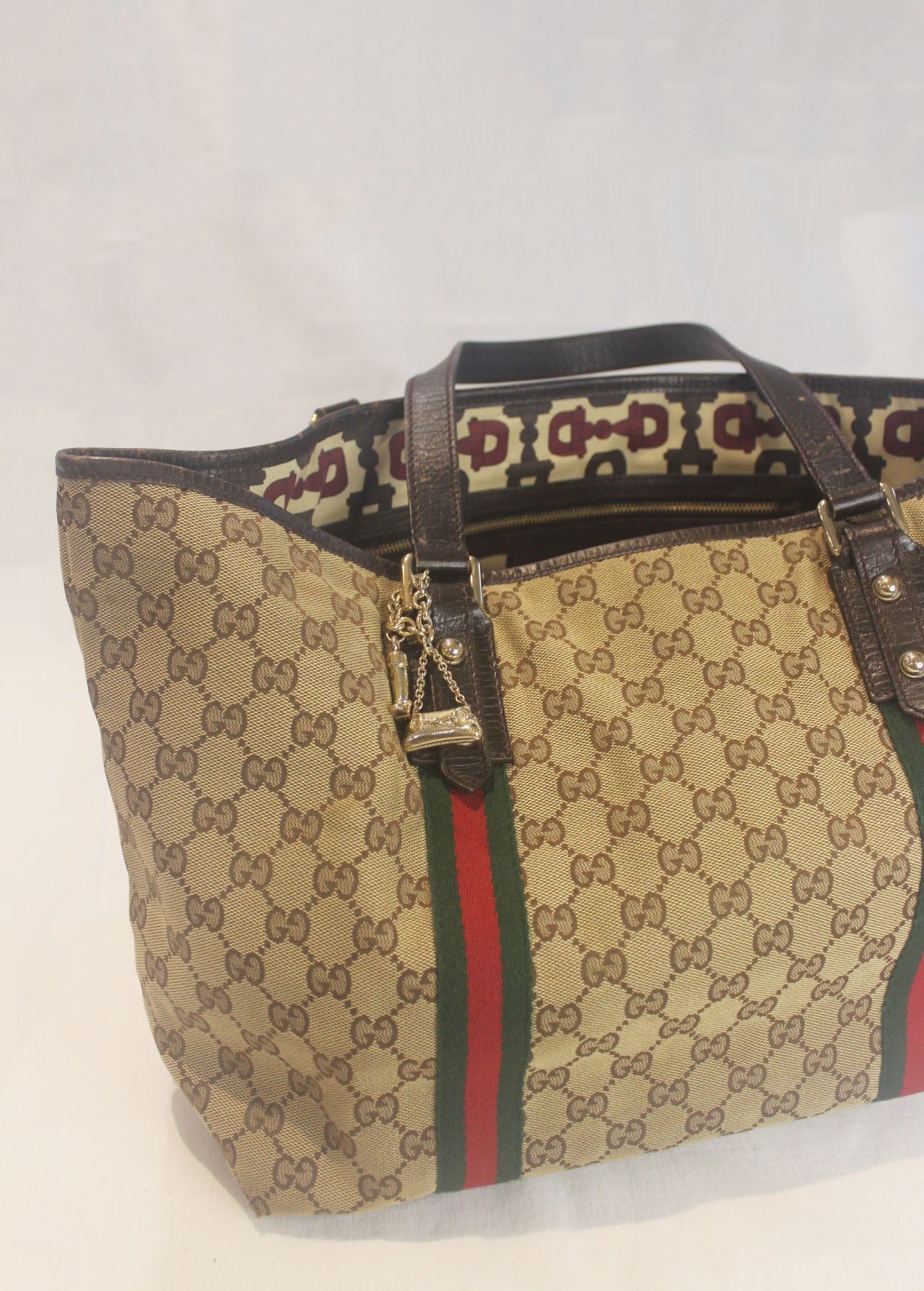 Gucci Monogram Medium Jolicoeur Tote Bag