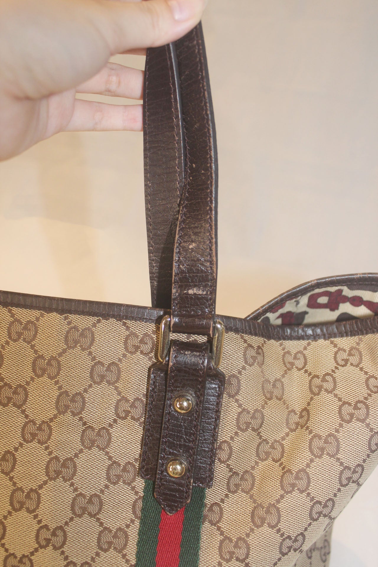 Gucci Monogram Medium Jolicoeur Tote Bag