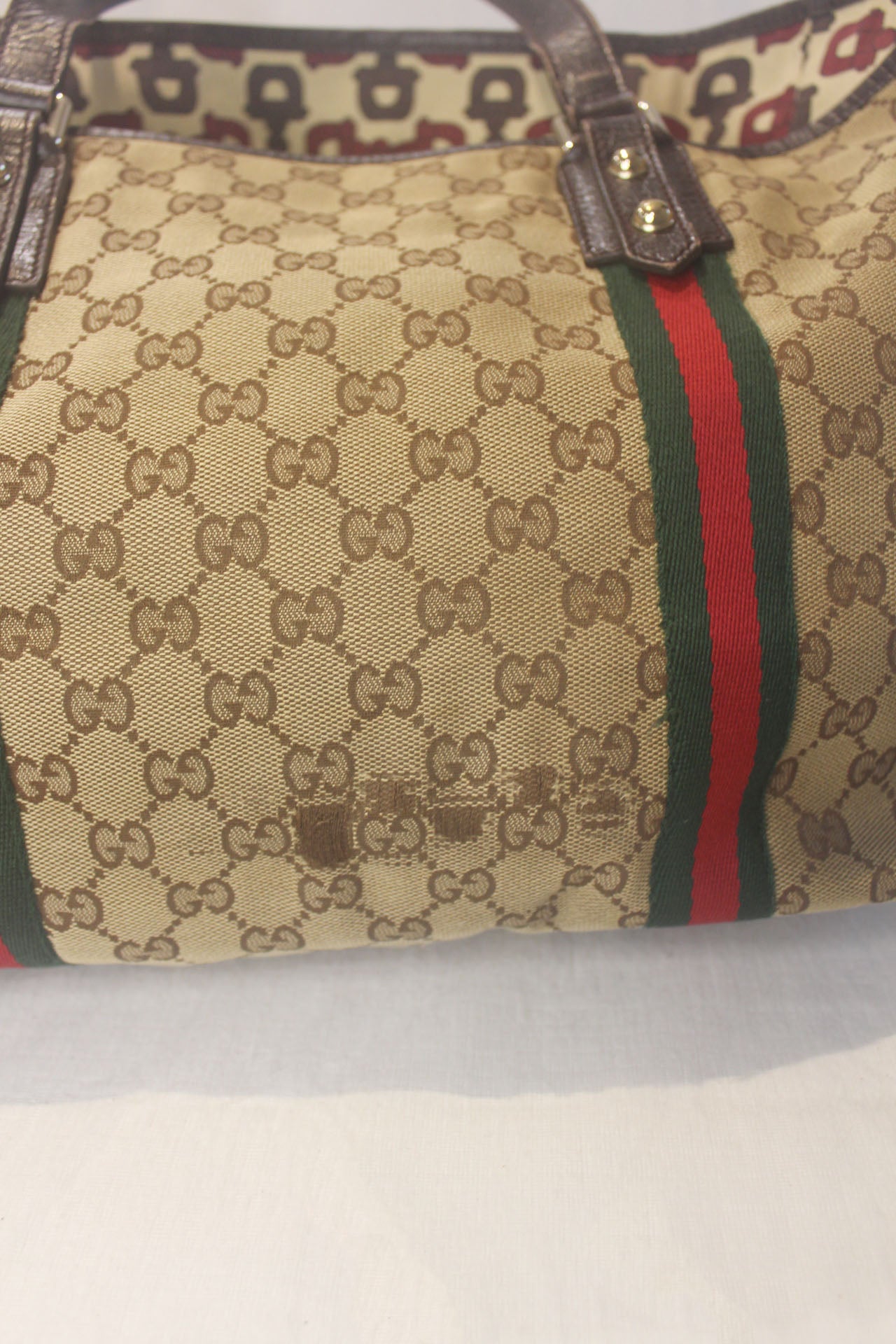 Gucci Monogram Medium Jolicoeur Tote Bag
