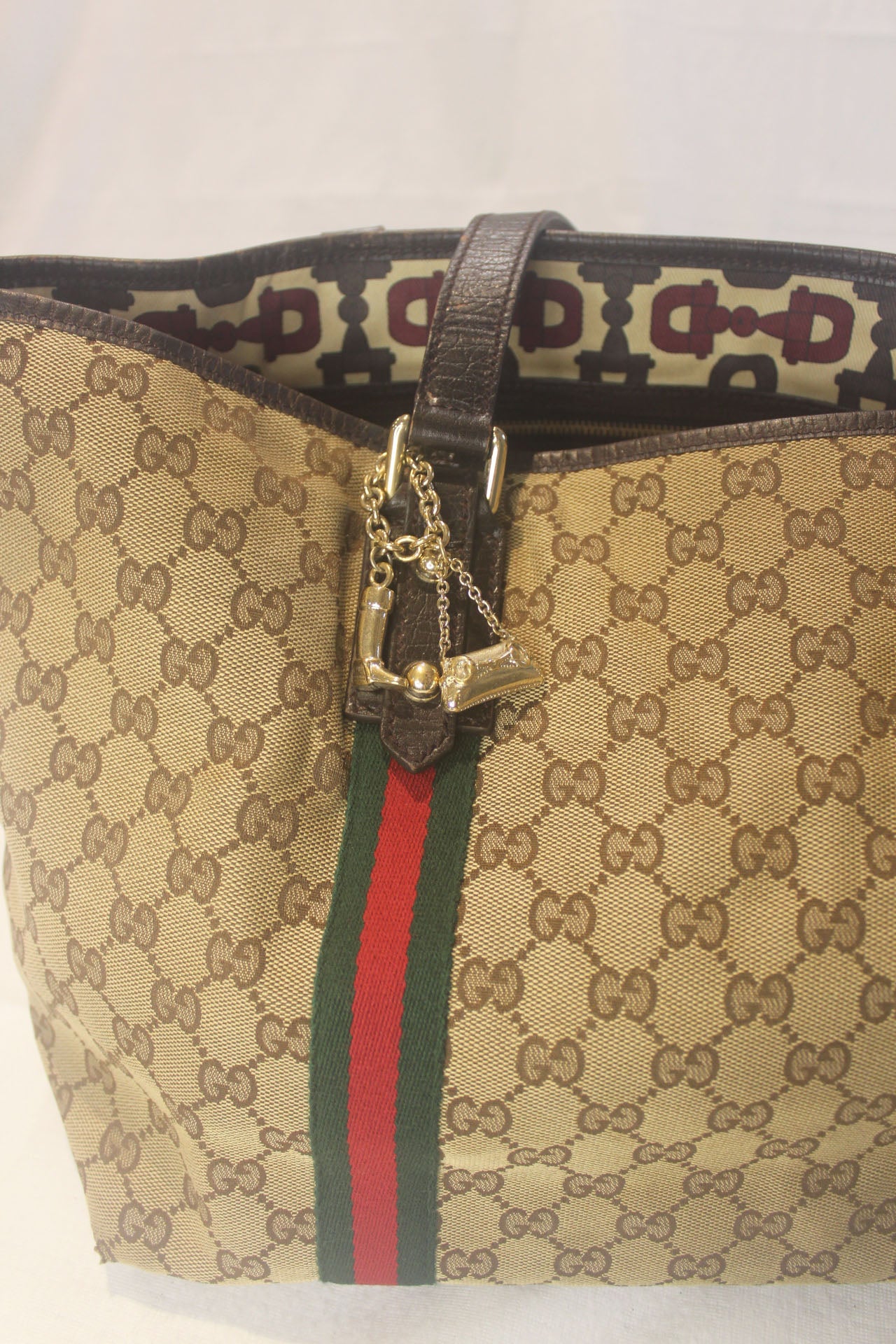Gucci Monogram Medium Jolicoeur Tote Bag