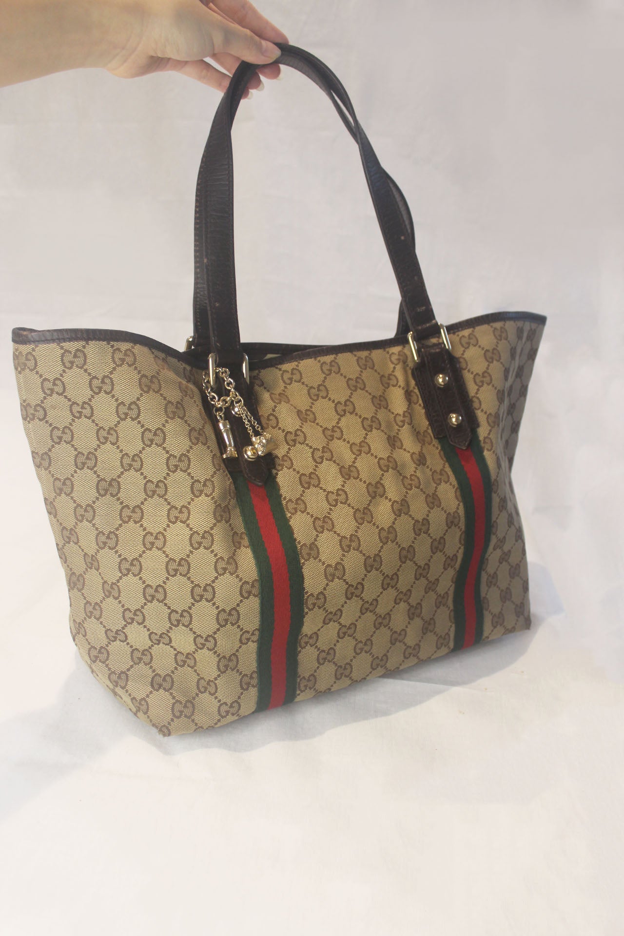 Gucci Monogram Medium Jolicoeur Tote Bag