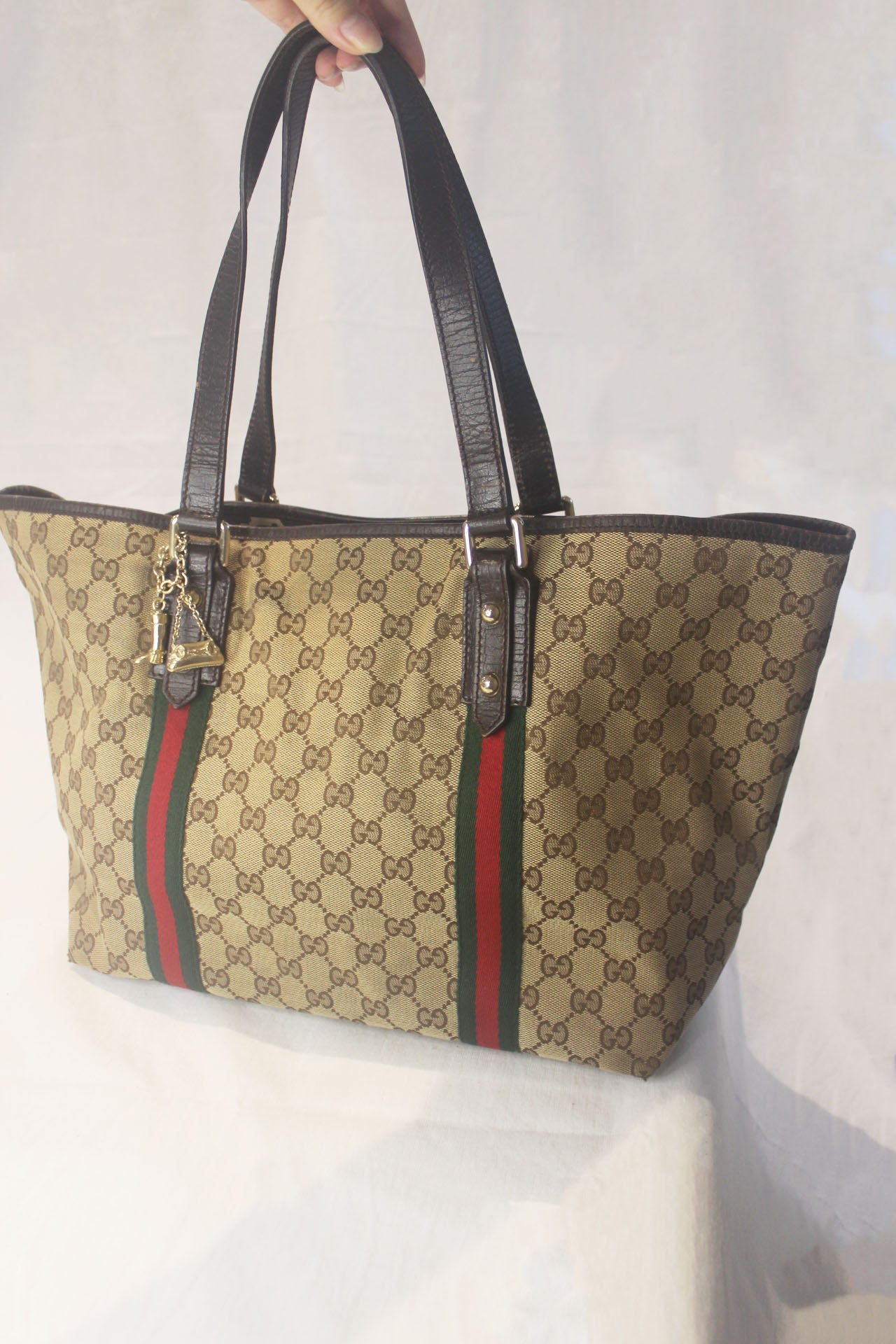 Gucci Monogram Medium Jolicoeur Tote Bag
