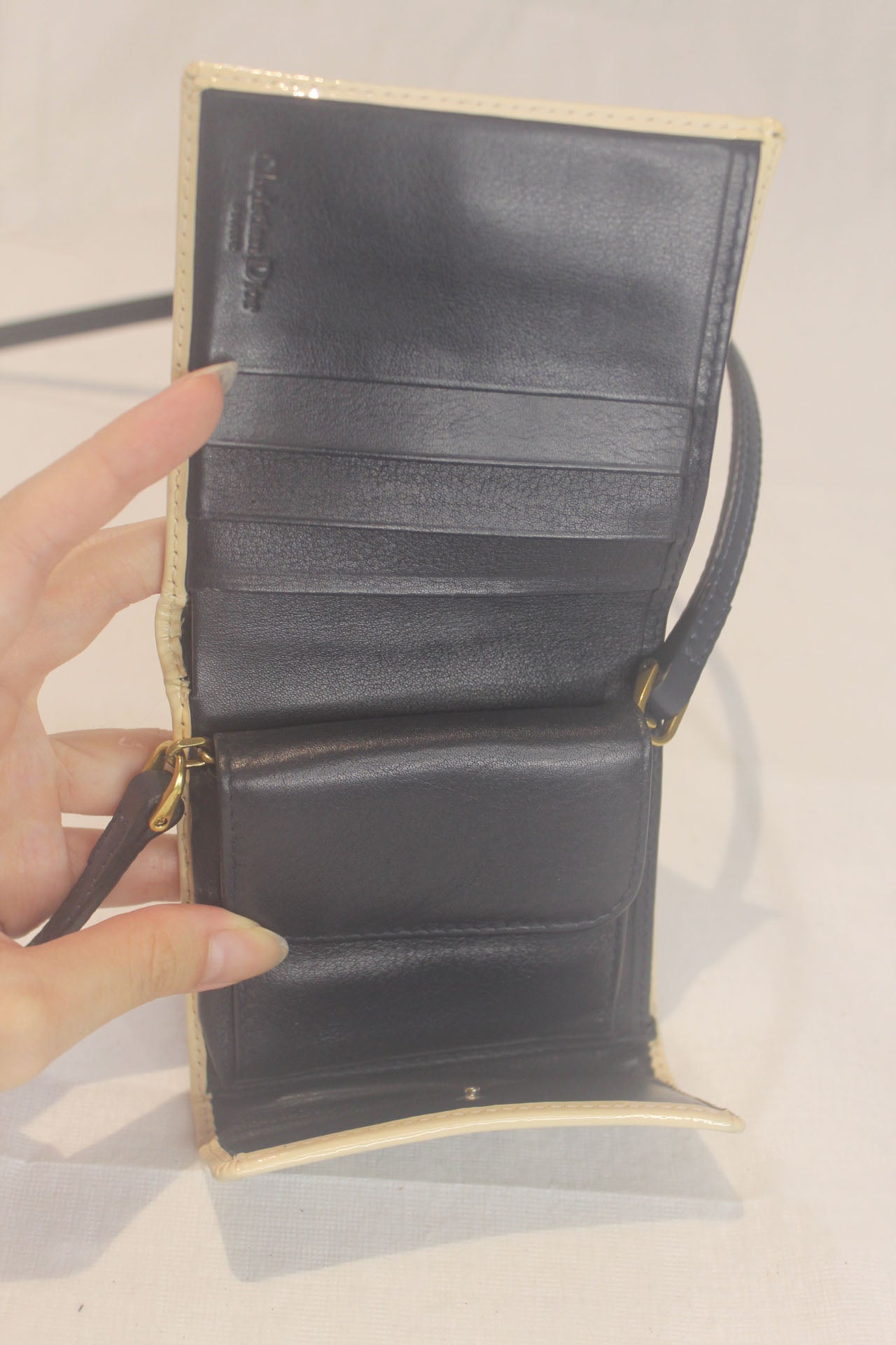 Christian Dior Monogram Wallet on Strap