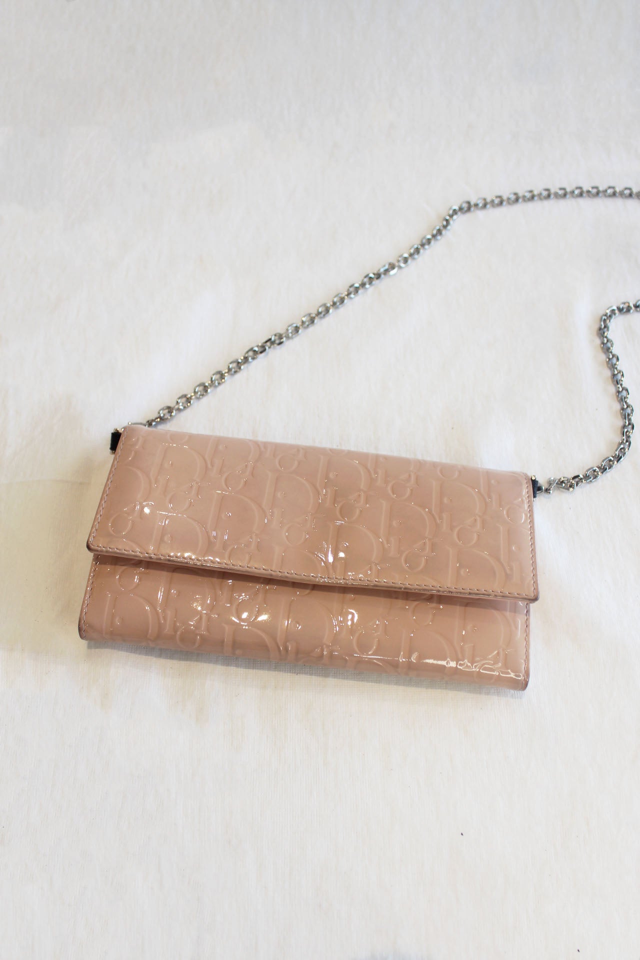 Christian Dior Oblique Trotter Wallet on Chain