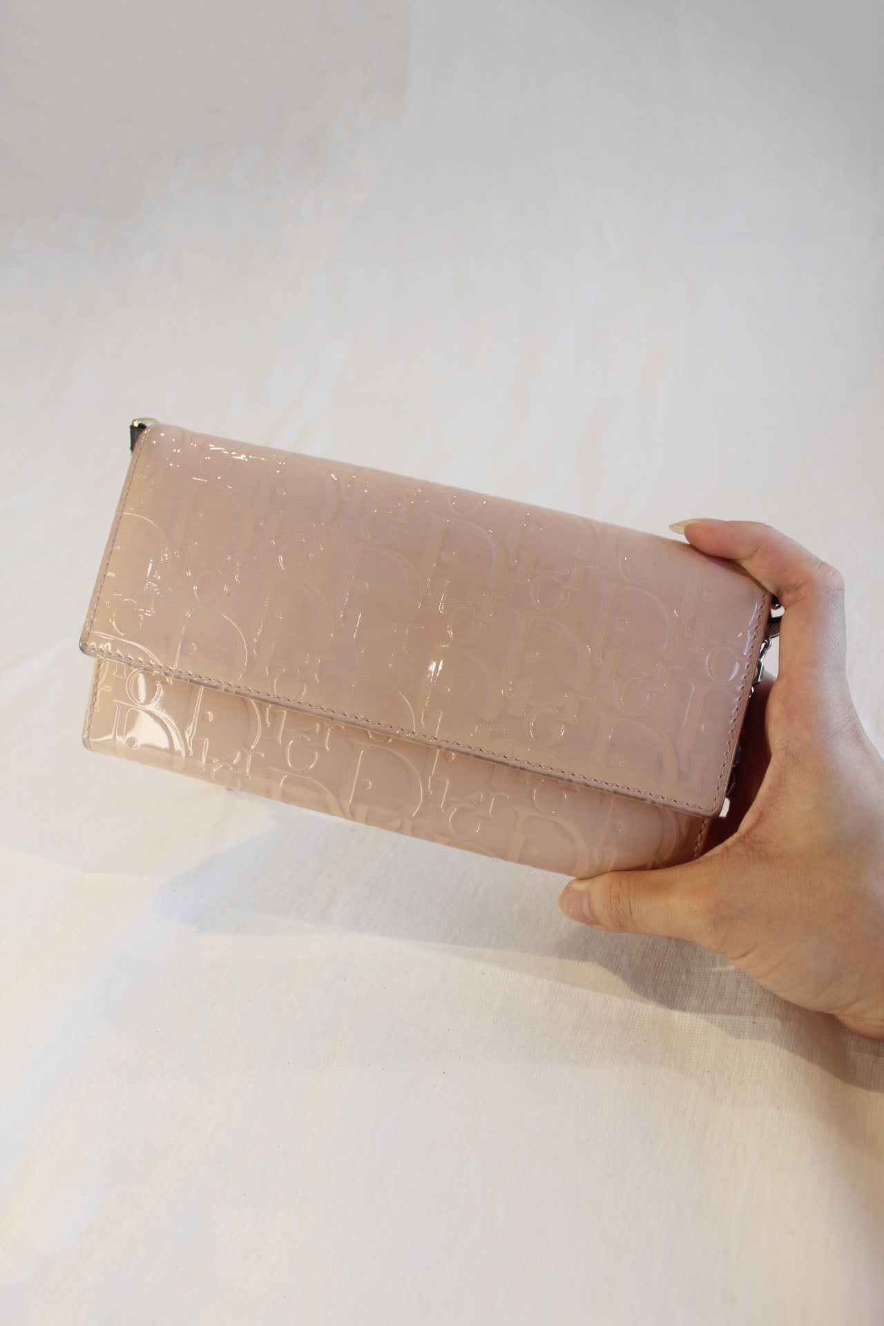 Christian Dior Oblique Trotter Wallet on Chain