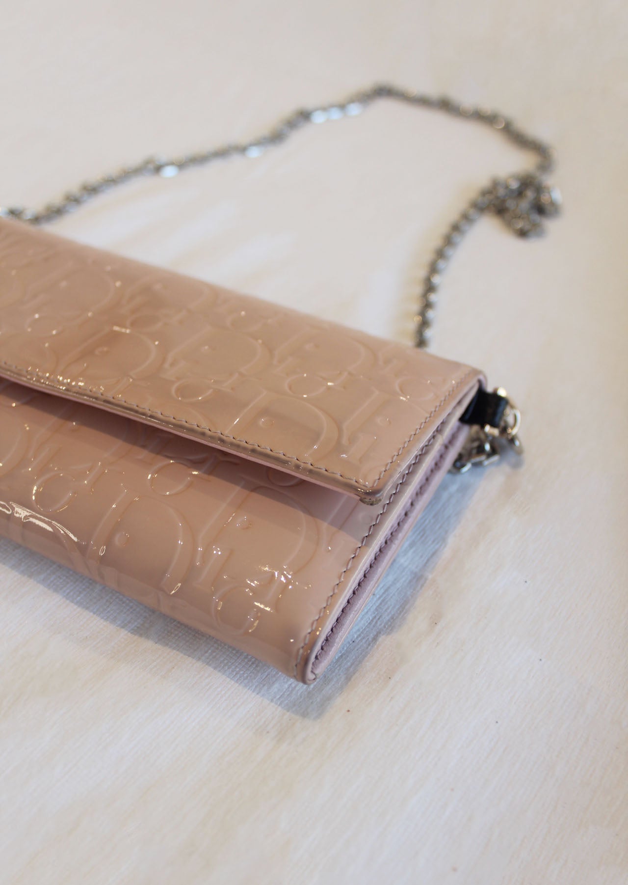 Christian Dior Oblique Trotter Wallet on Chain