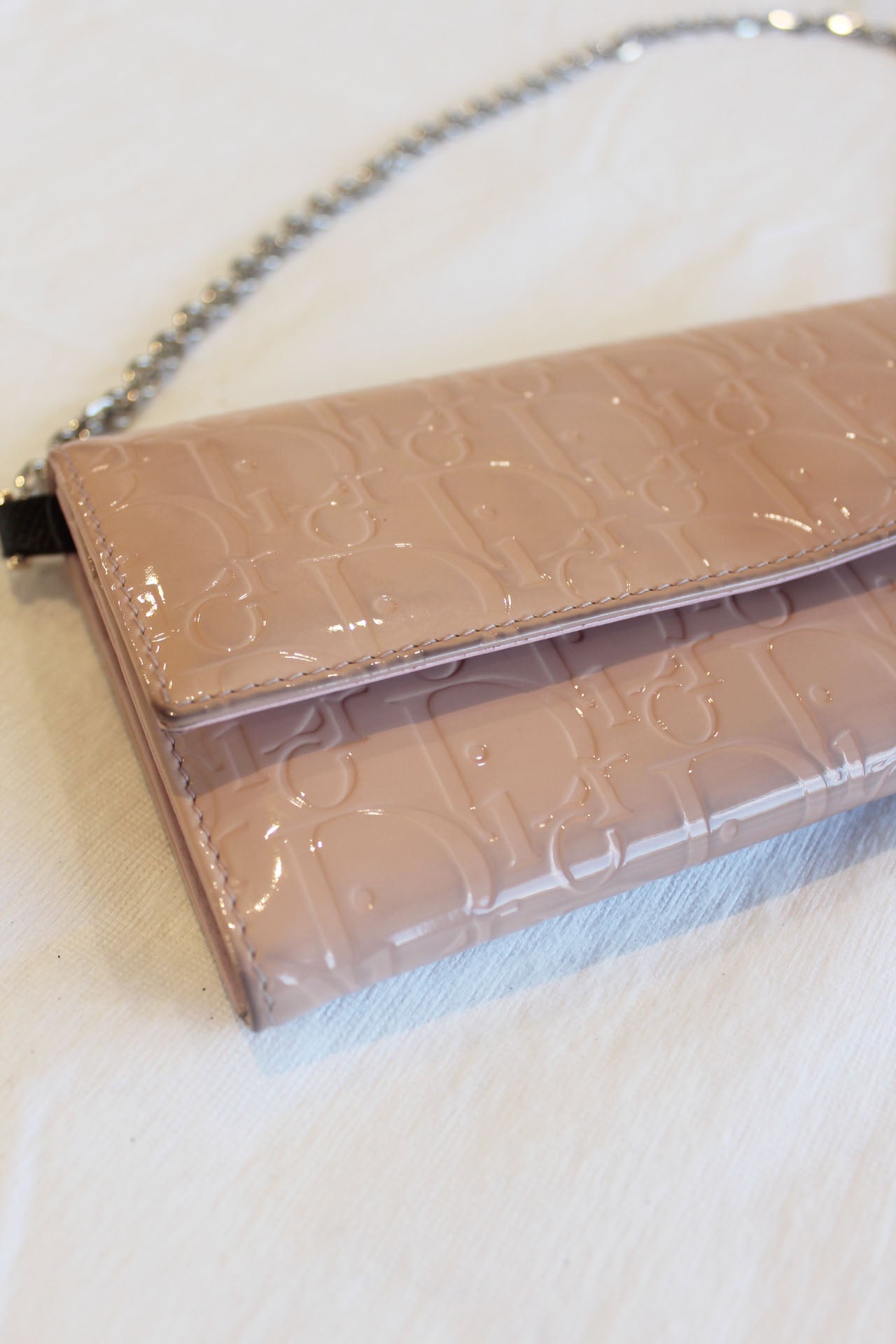 Christian Dior Oblique Trotter Wallet on Chain