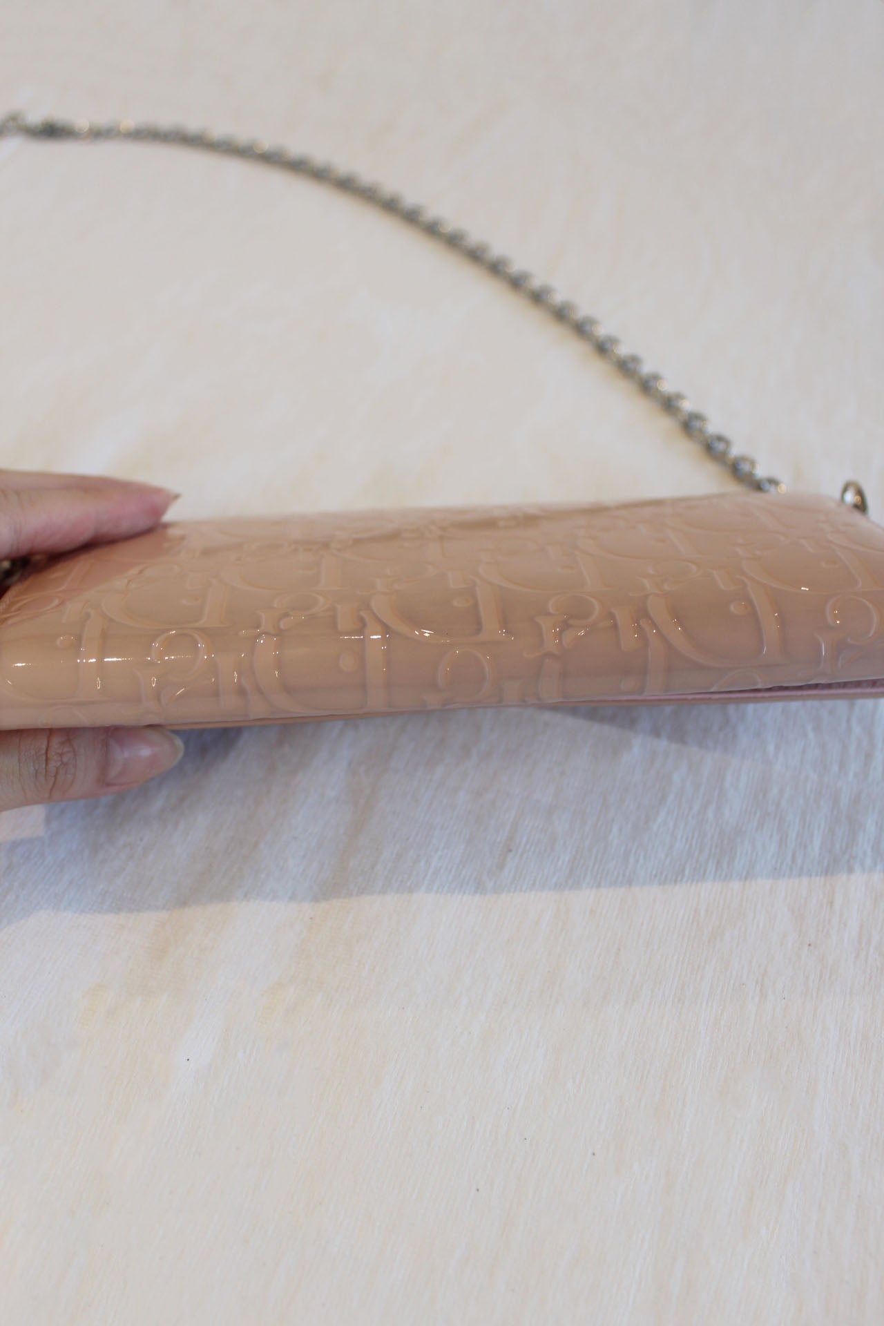 Christian Dior Oblique Trotter Wallet on Chain