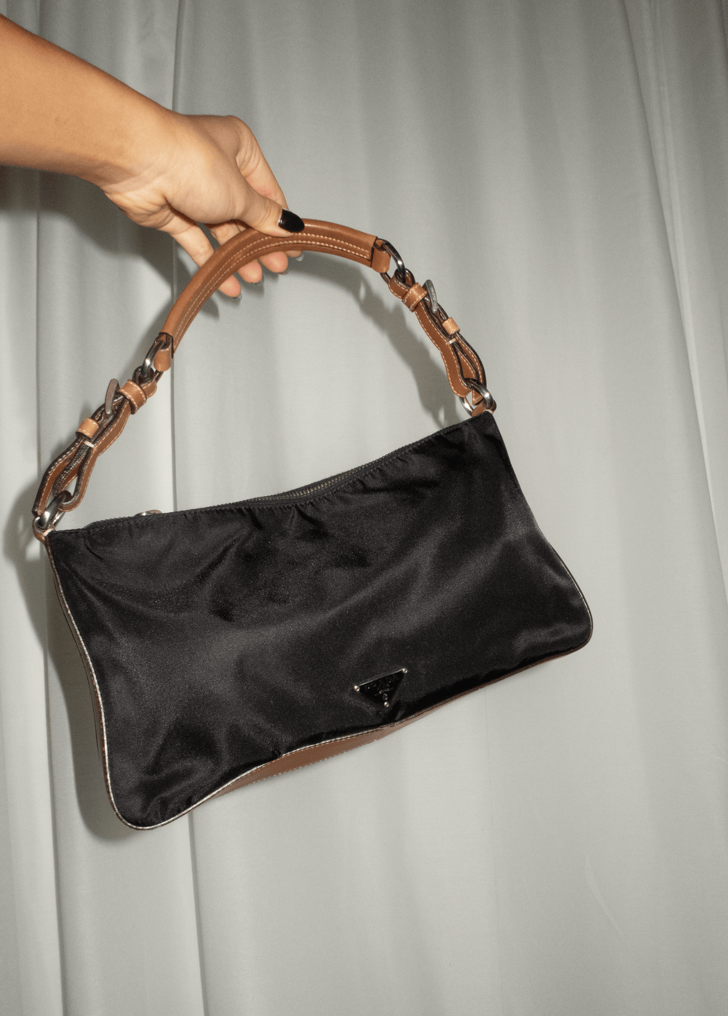 Prada Tessuto Nylon Shoulder Bag