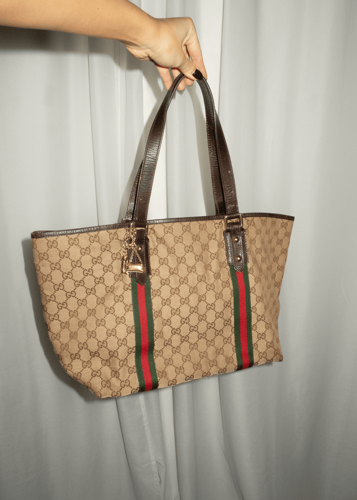 Gucci Monogram Medium Jolicoeur Tote Bag