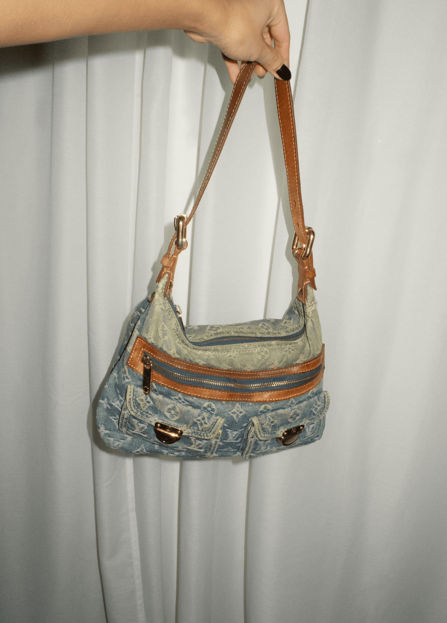 Louis Vuitton Denim Baggy PM Shoulder Bag