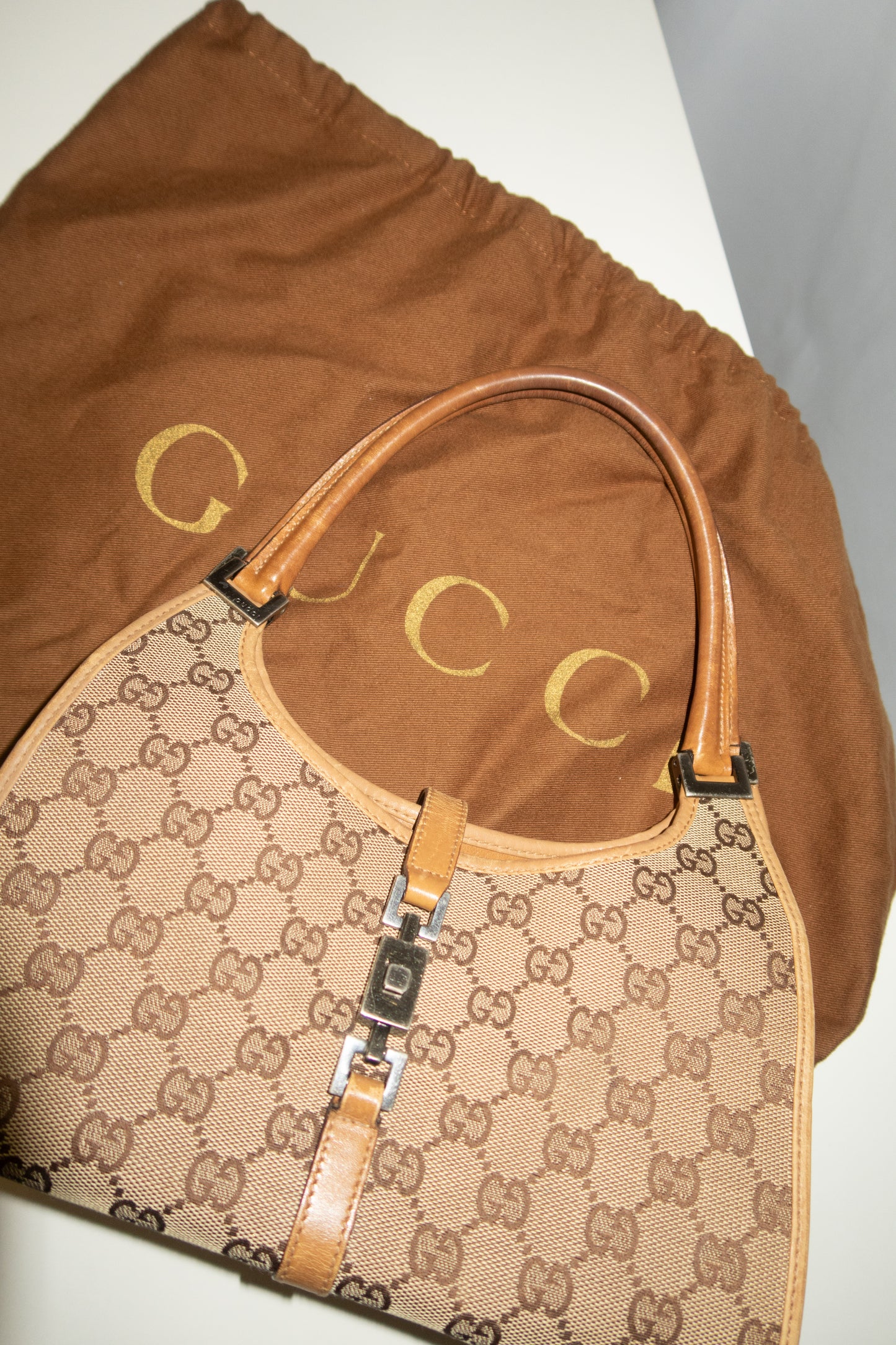 Gucci Jackie Bardot Small Shoulder Bag
