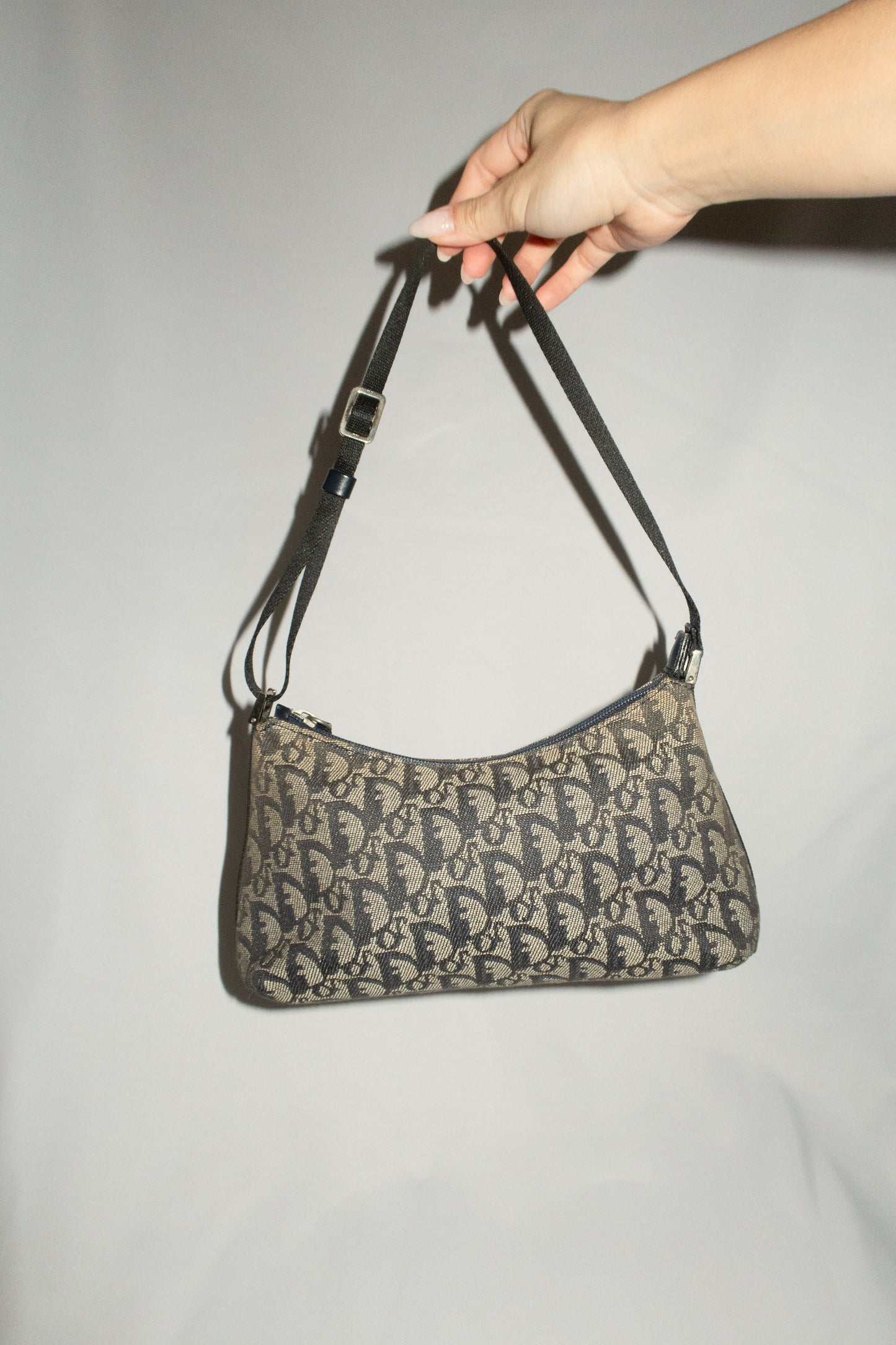 Vintage Dior Trotter Shoulder Bag